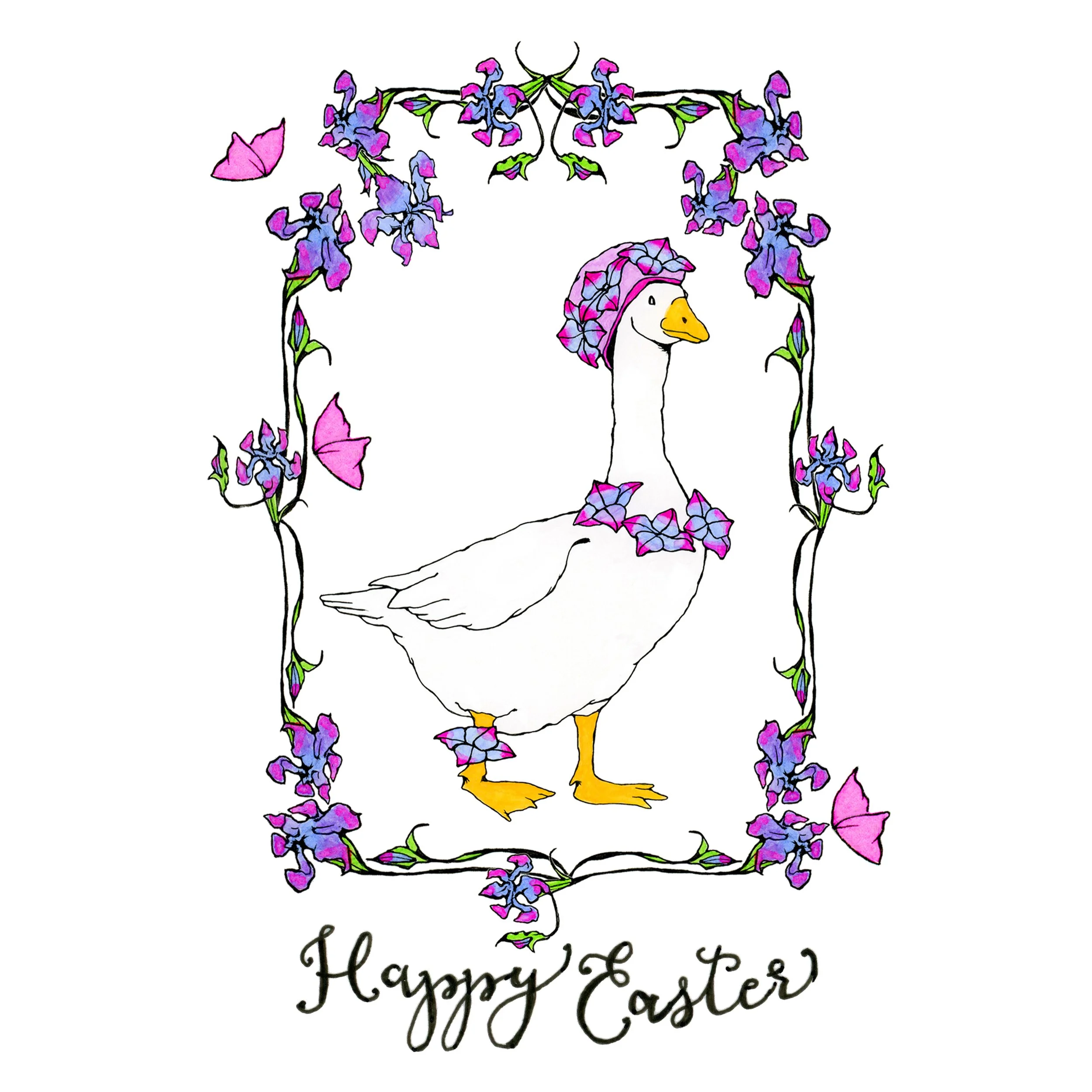 Greeting Card - Mama Goose 
