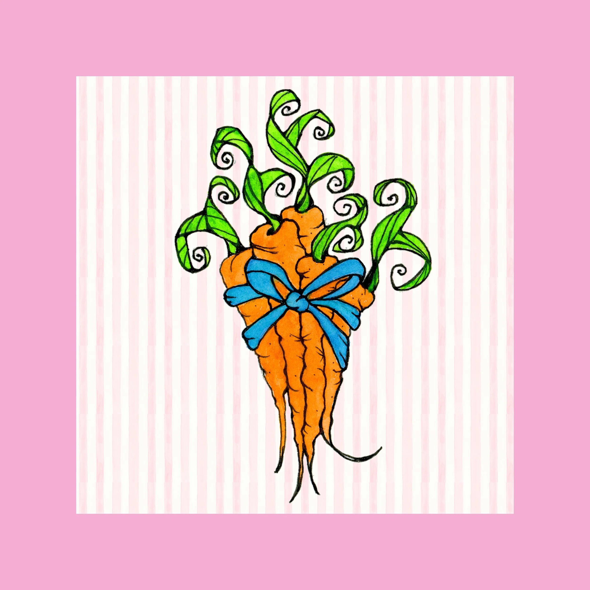 CC005- crazy carrots art image
