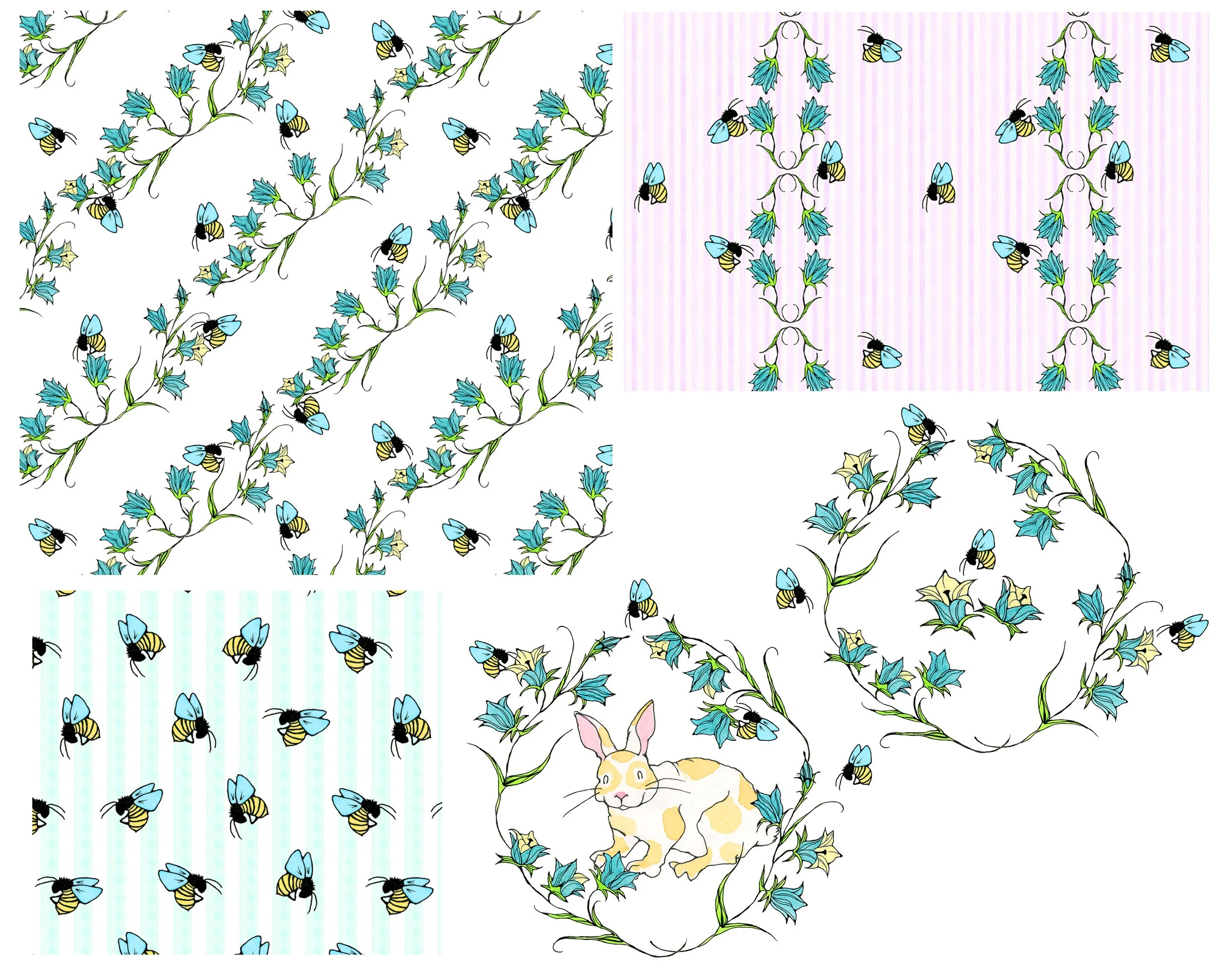 1 PORTFOLIO Bellflower and Bees.jpg