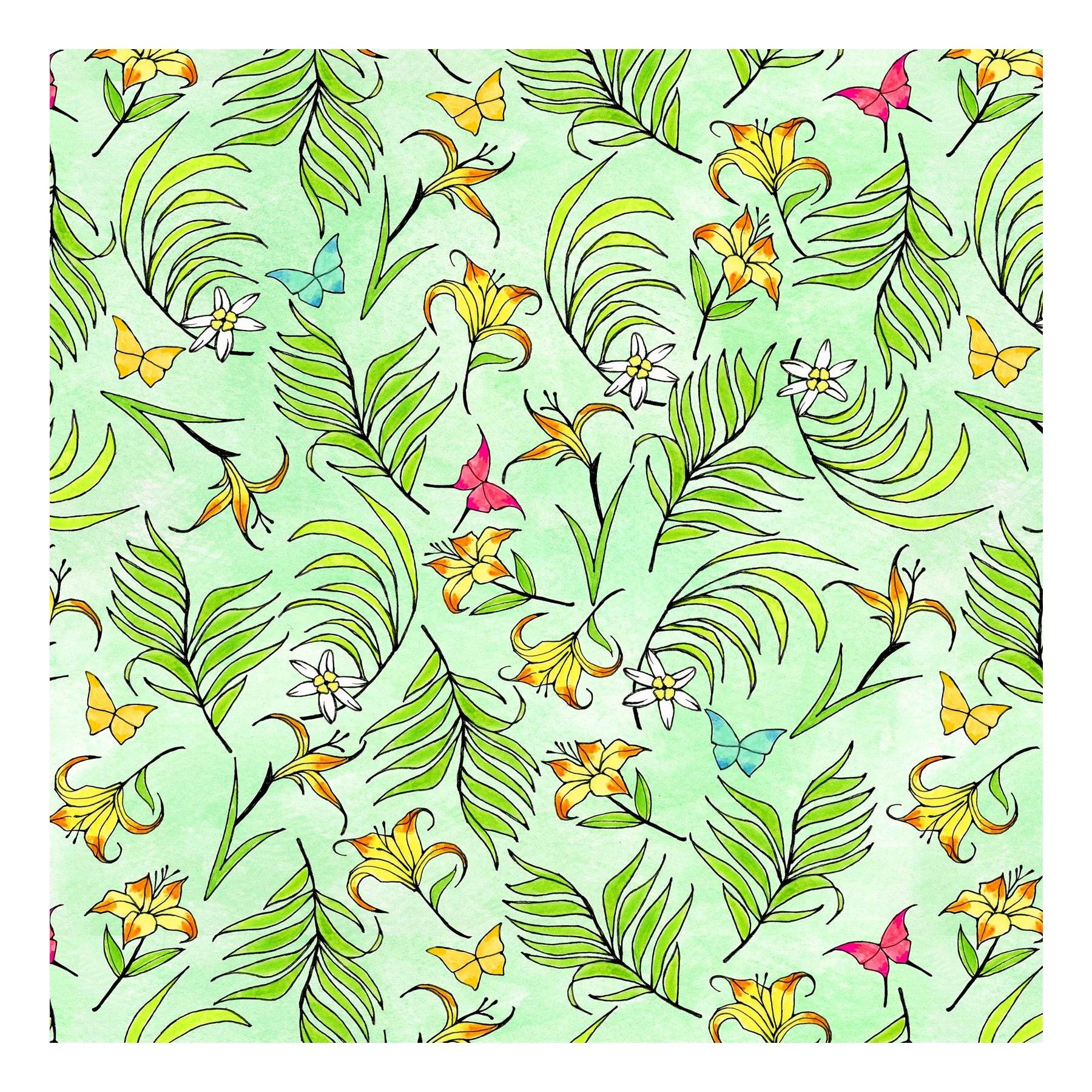 Pattern - Palms 