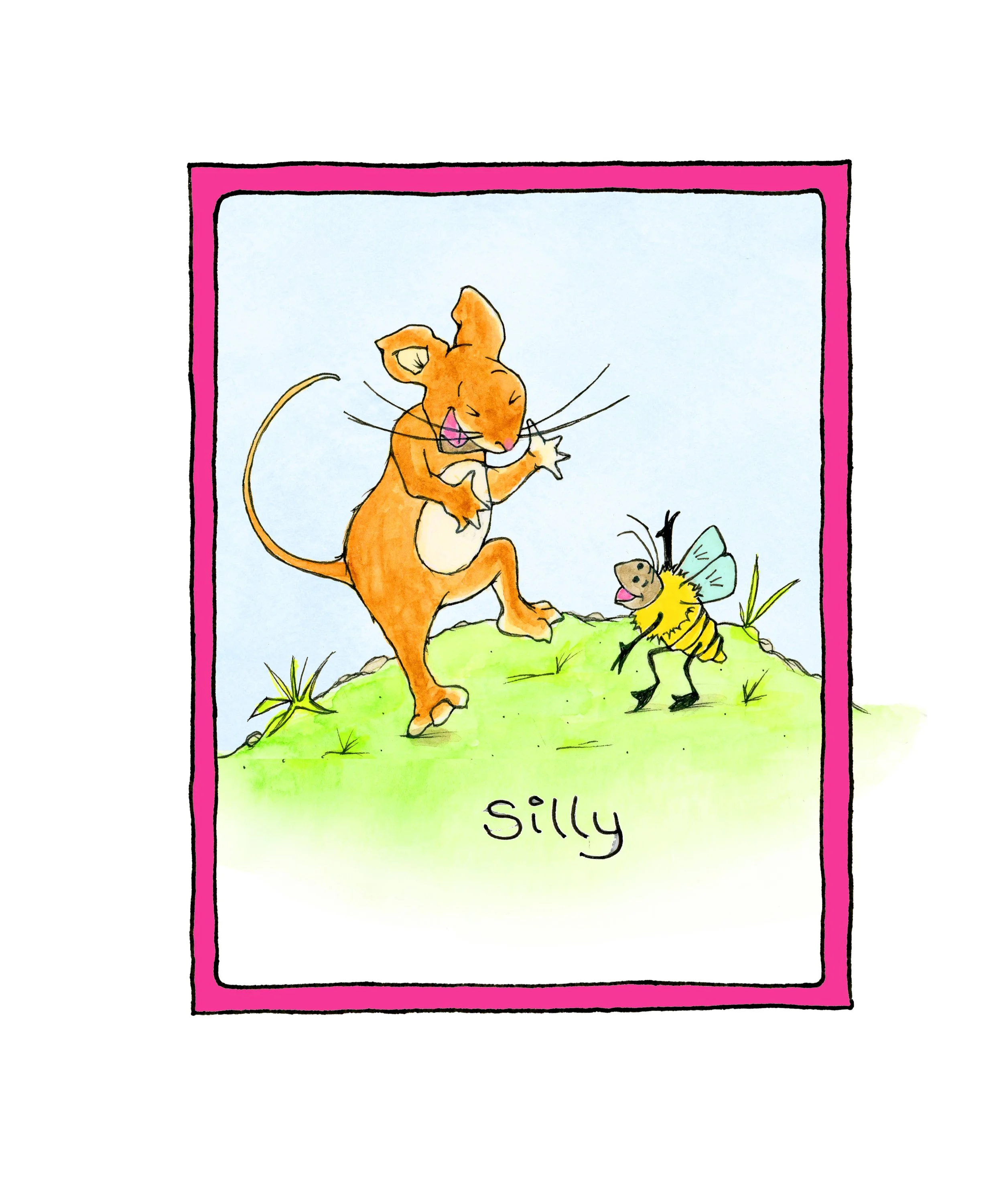 Mood Mouse Card - Silly 