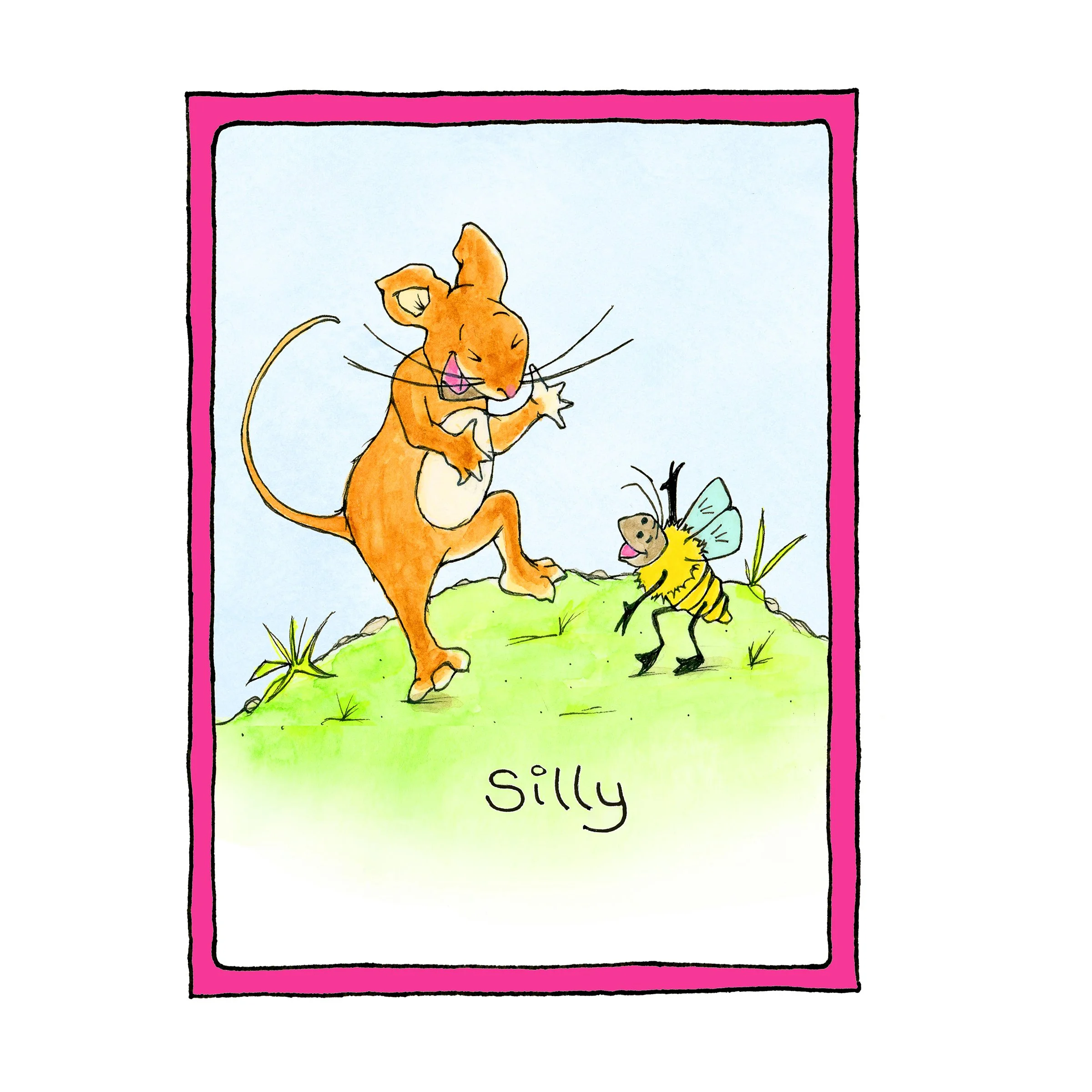 Mouse Mood Card - Silly 