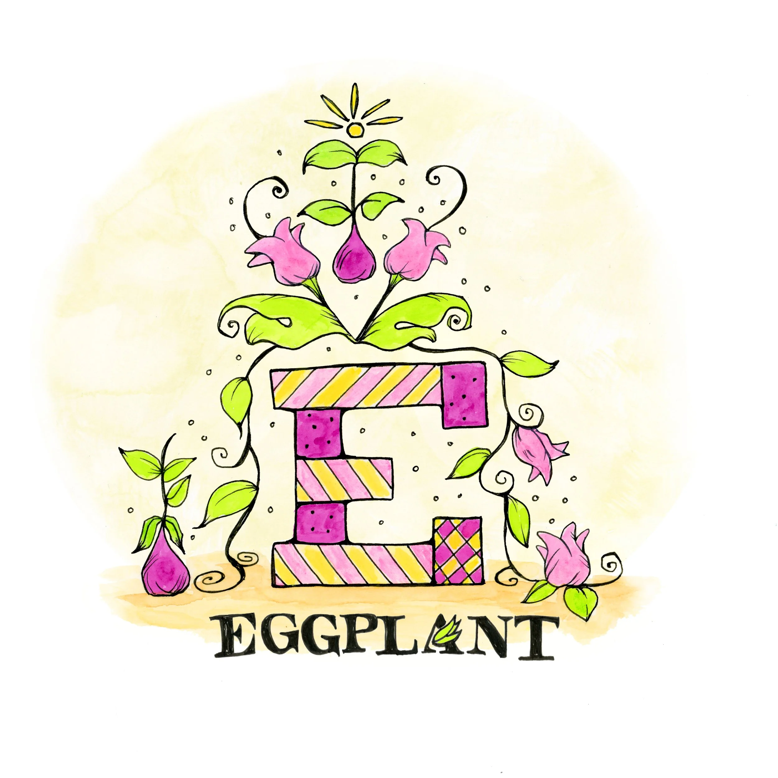 E is for Eggplant