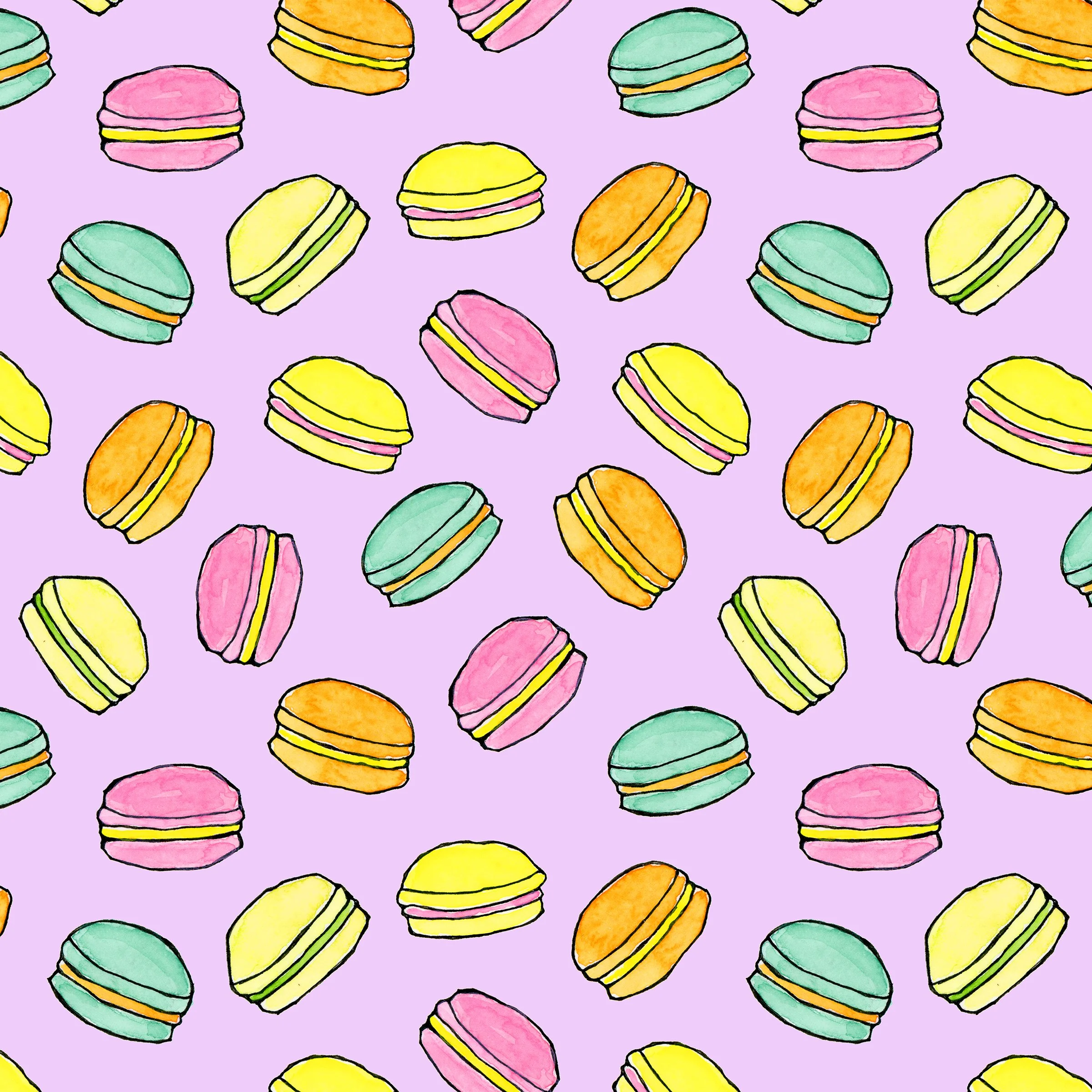 Pattern - macarons