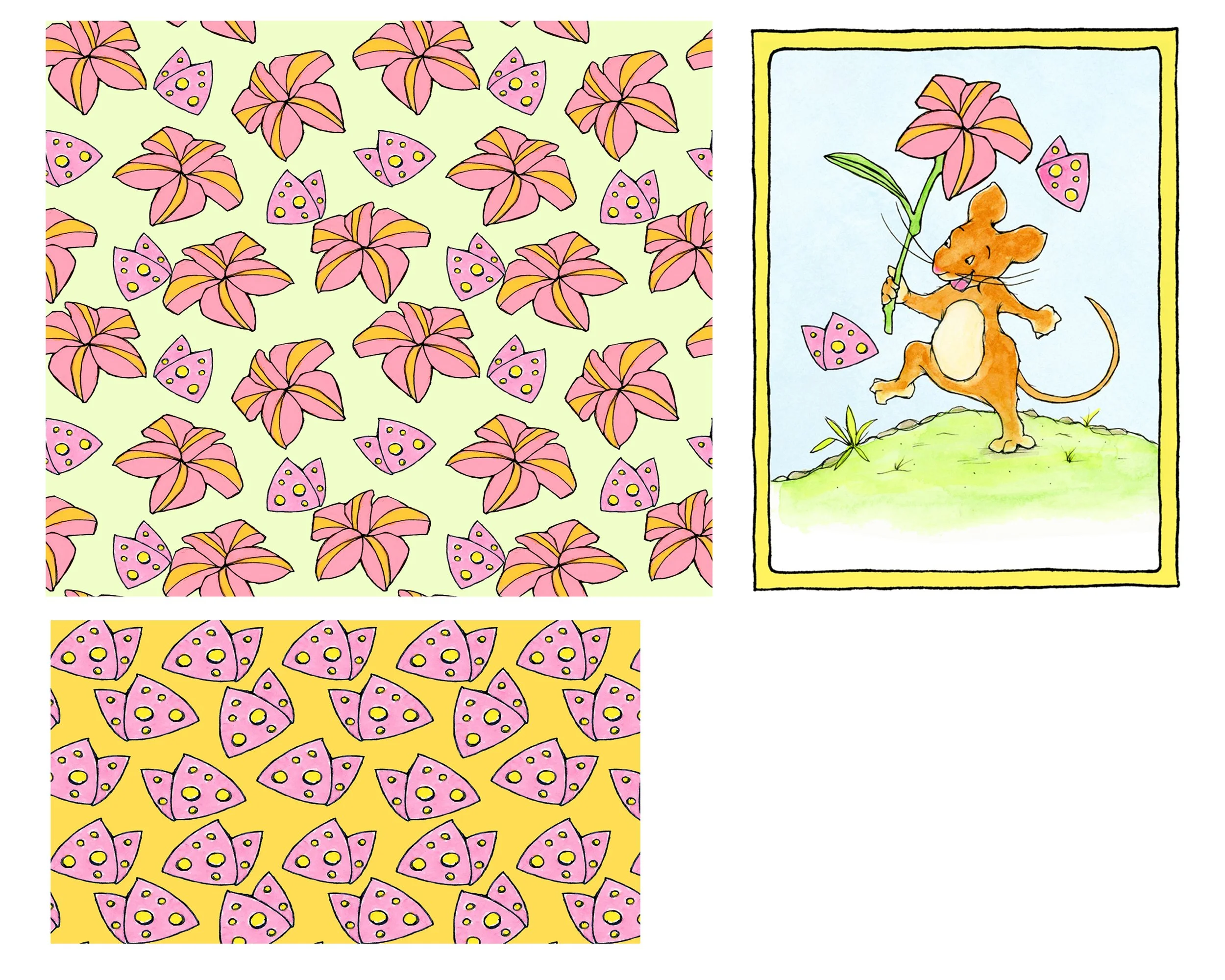 Tigerlilies and Butterflies 