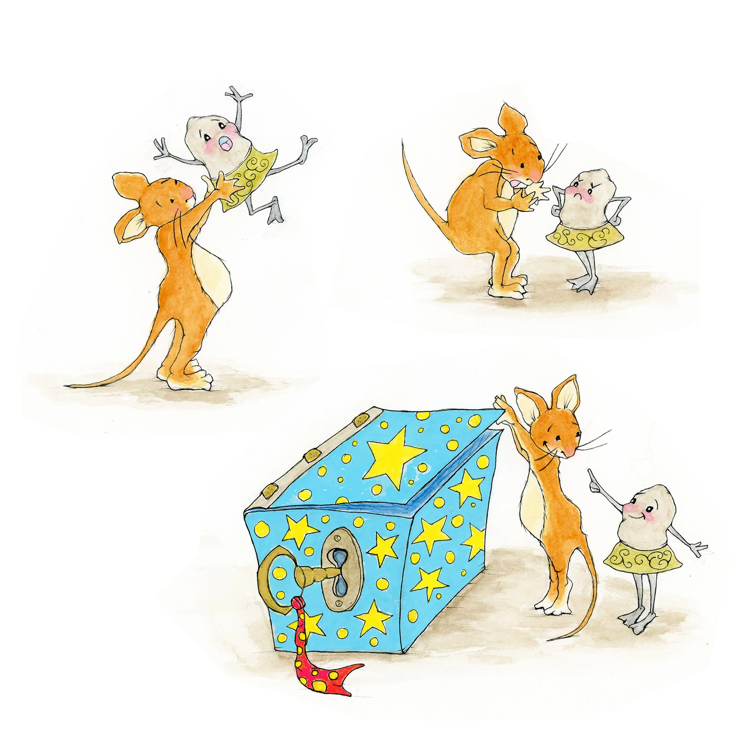Magic Box and Mouse - character development