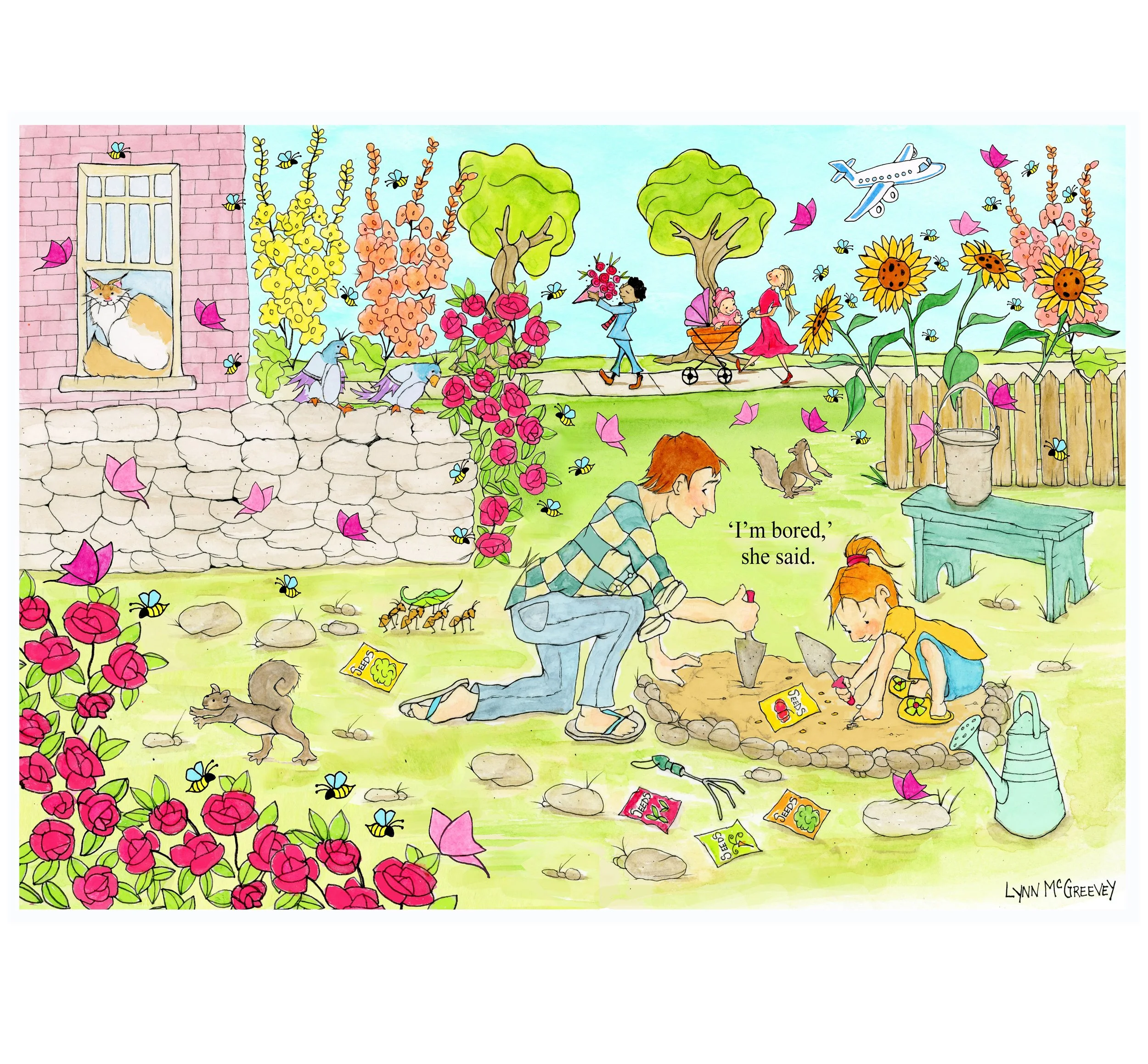 Children's Book Illustration - two-page spread