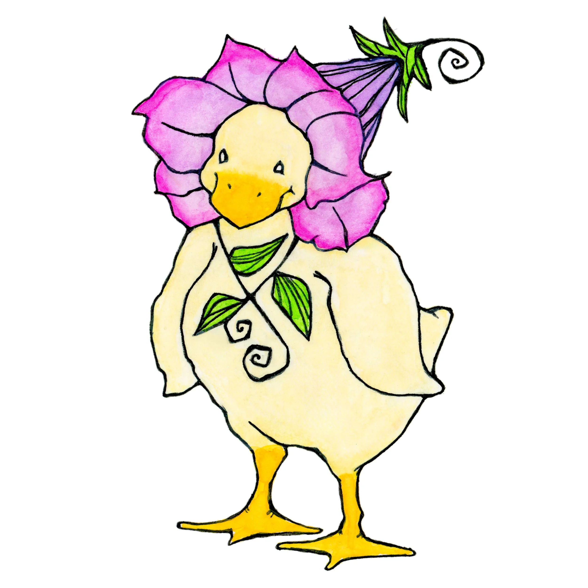 Trumpet Flower Duckling 