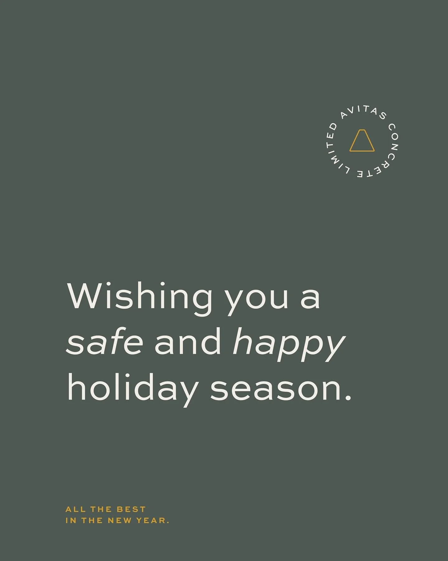 Wishing you a happy holiday! 🌟

As we reflect on 2023, we are filled with appreciation for the relationships we&rsquo;ve built, lessons we&rsquo;ve learned and successful projects we&rsquo;ve completed. We are thrilled to have laid the groundwork fo