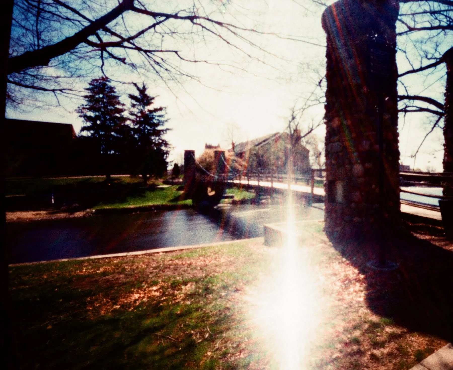 Untitled
Curwood Castle Park, Owosso Michigan
Redscaled CInestill 400D
Lensless Manufacturing 4x5 Pinhole