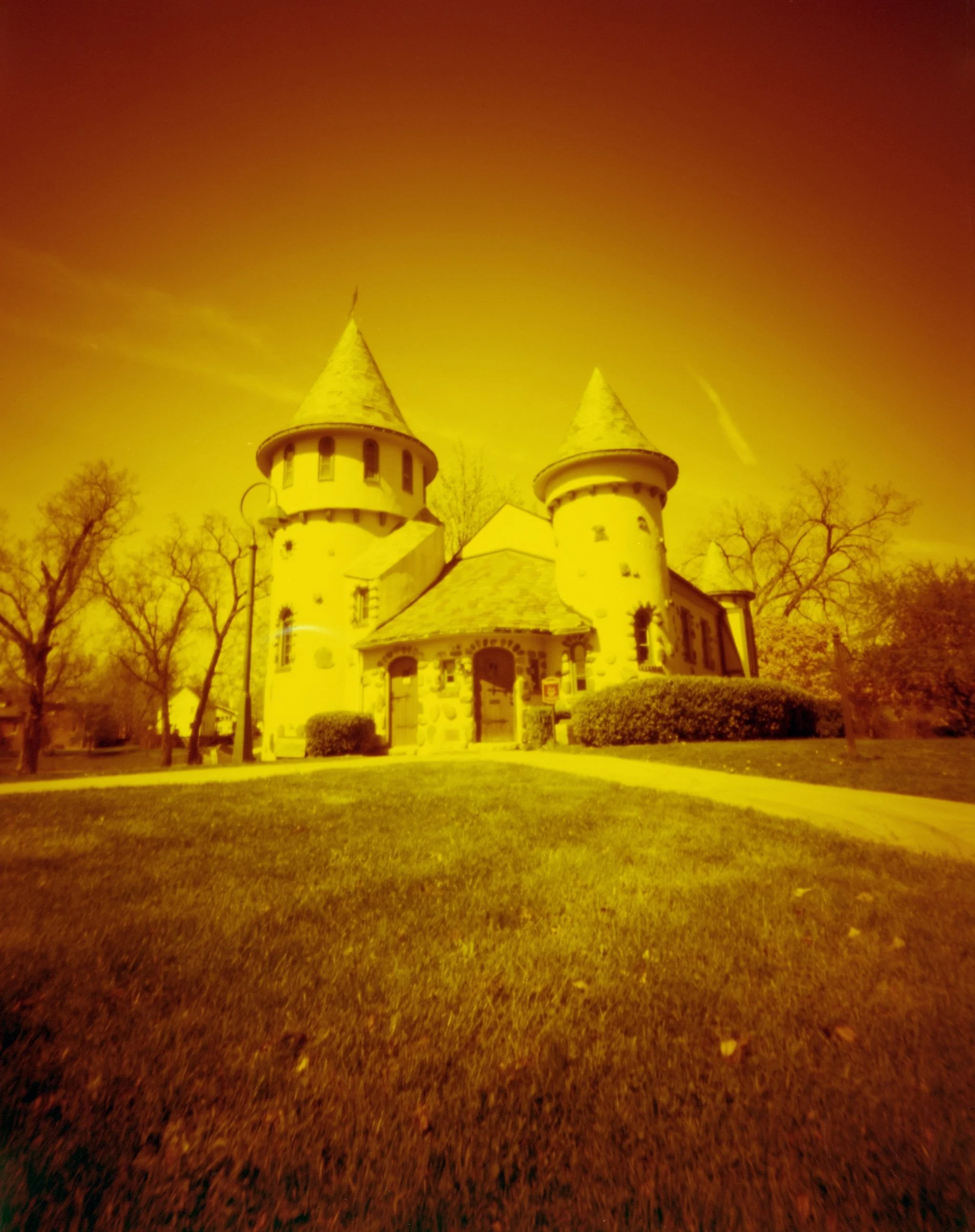Untitled
Curwood Castle, Owosso Michigan
Redscaled CInestill 400D
Lensless Manufacturing 4x5 Pinhole