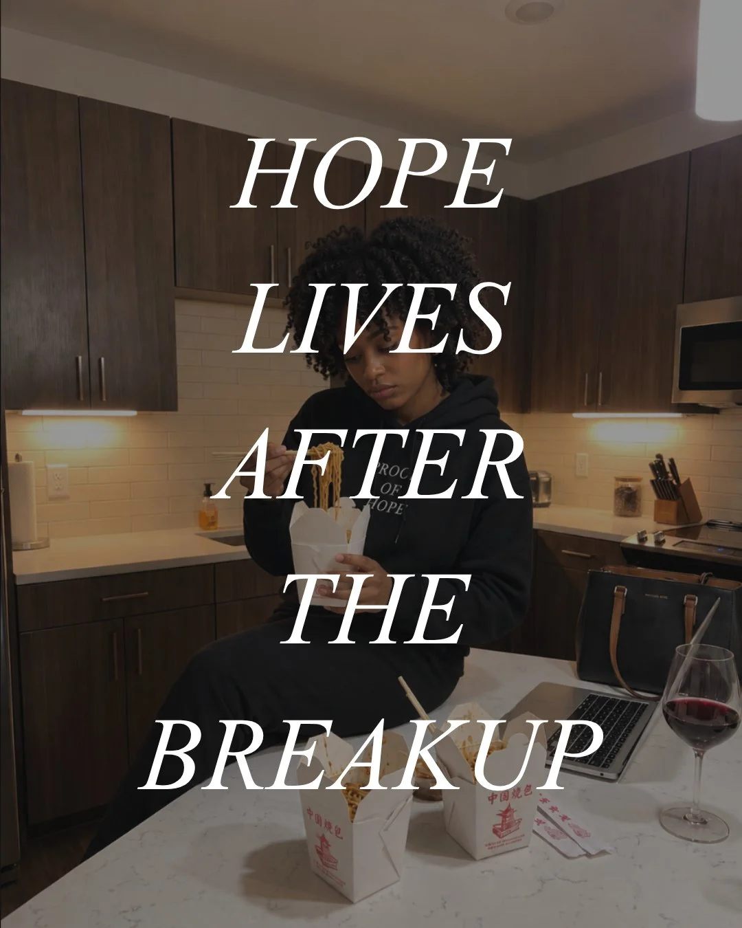 hope lives (everyw)here.⁠
⁠
at dinner with the girls. on a sidewalk with a toddler asleep on your shoulder. on the kitchen counter with lo mein after the breakup. next to the stove with your person. in the middle of the concert. in the driver's seat 