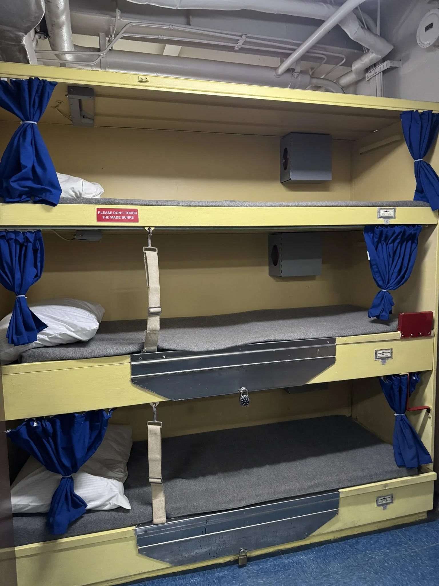 Sleeping Quarters on the USS Missouri