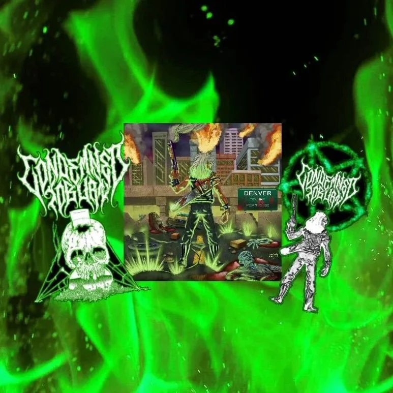 Condemned to Burn 3" Stickers!