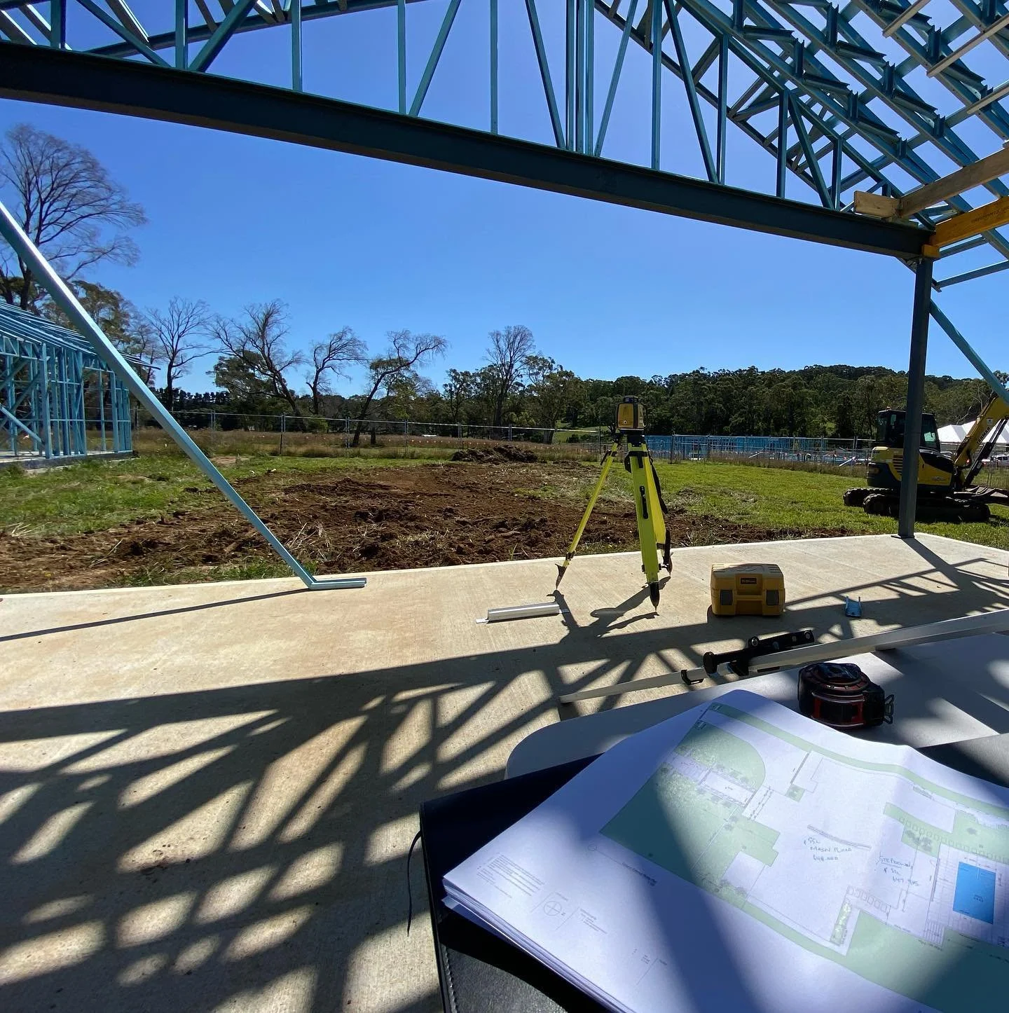 Not bad for an office view at one our Bundanoon projects. Getting set to commence pool excavation!
