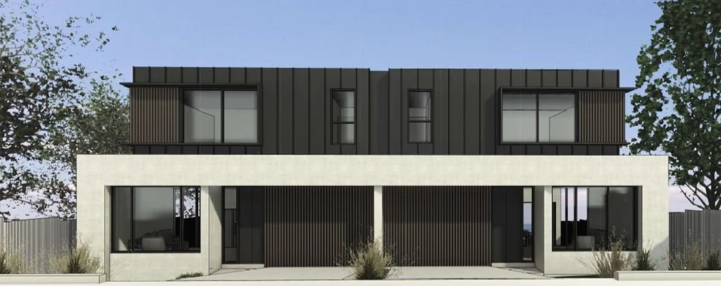 Luxury custom pool with architectural landscaping designed and built by CETA Projects.