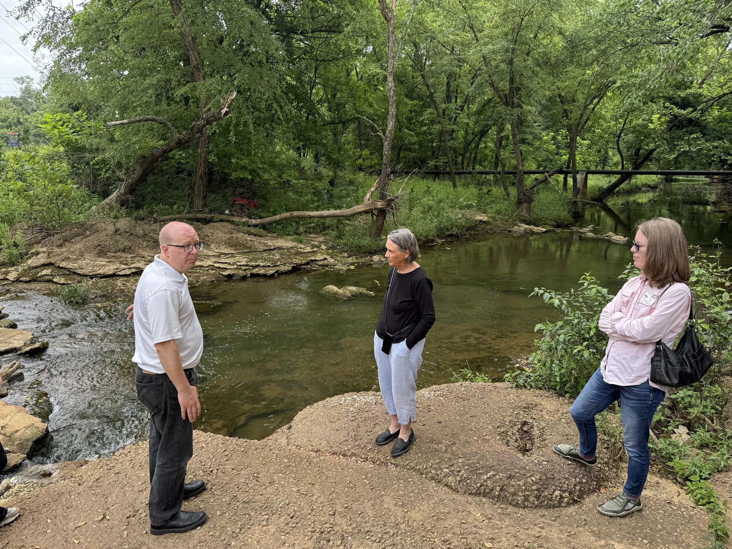 LEAD agency provided a tour of the sites impacted by flooding and acid mine drainage