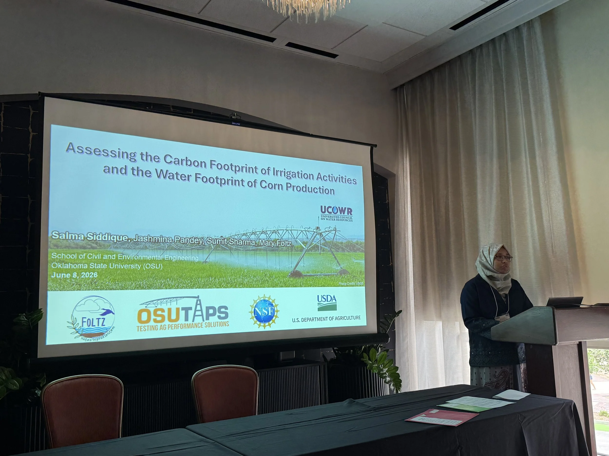 Salma's oral presentation at UCOWR 2026