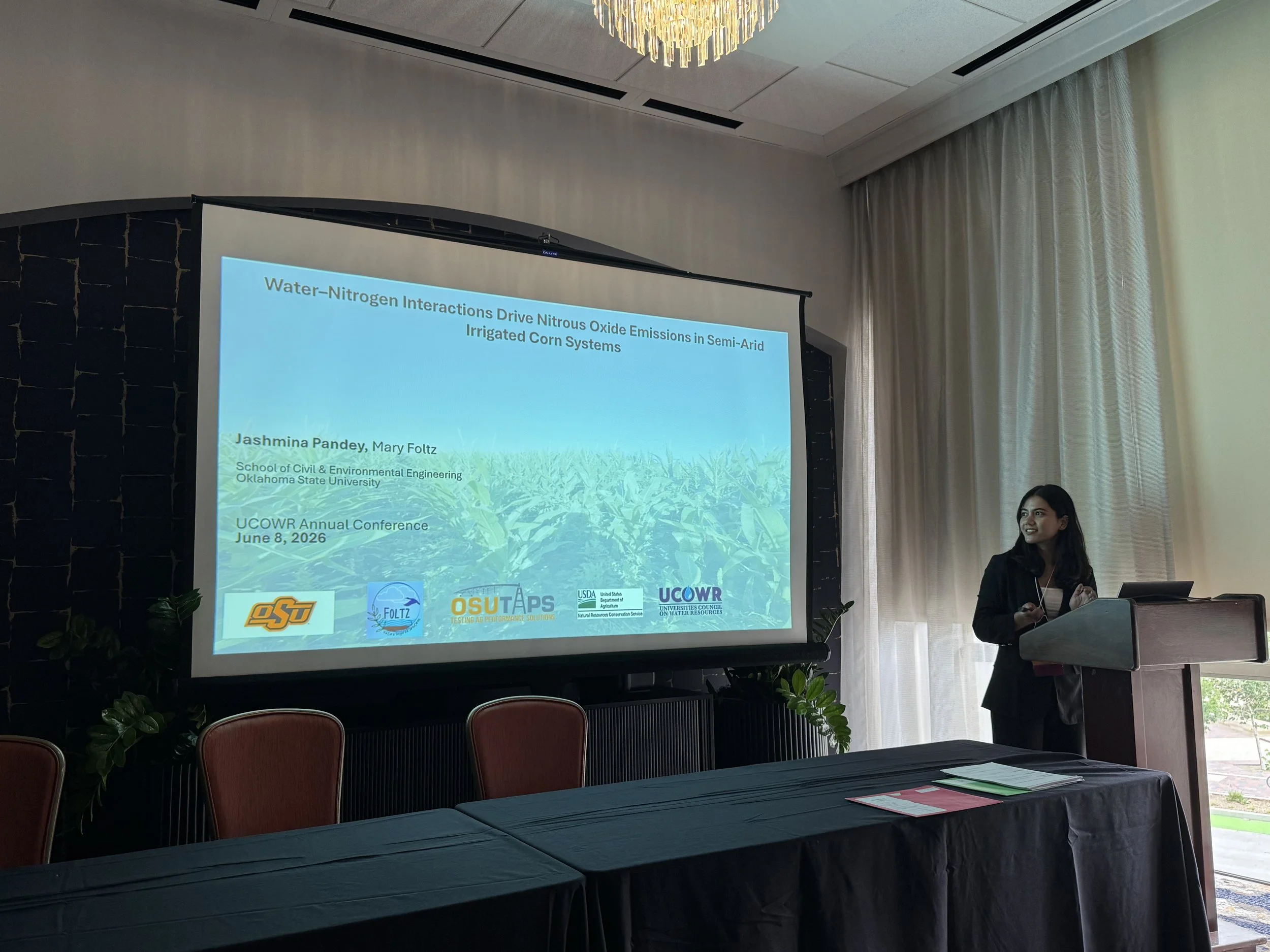 Jashmina's oral presentation at UCOWR 2026