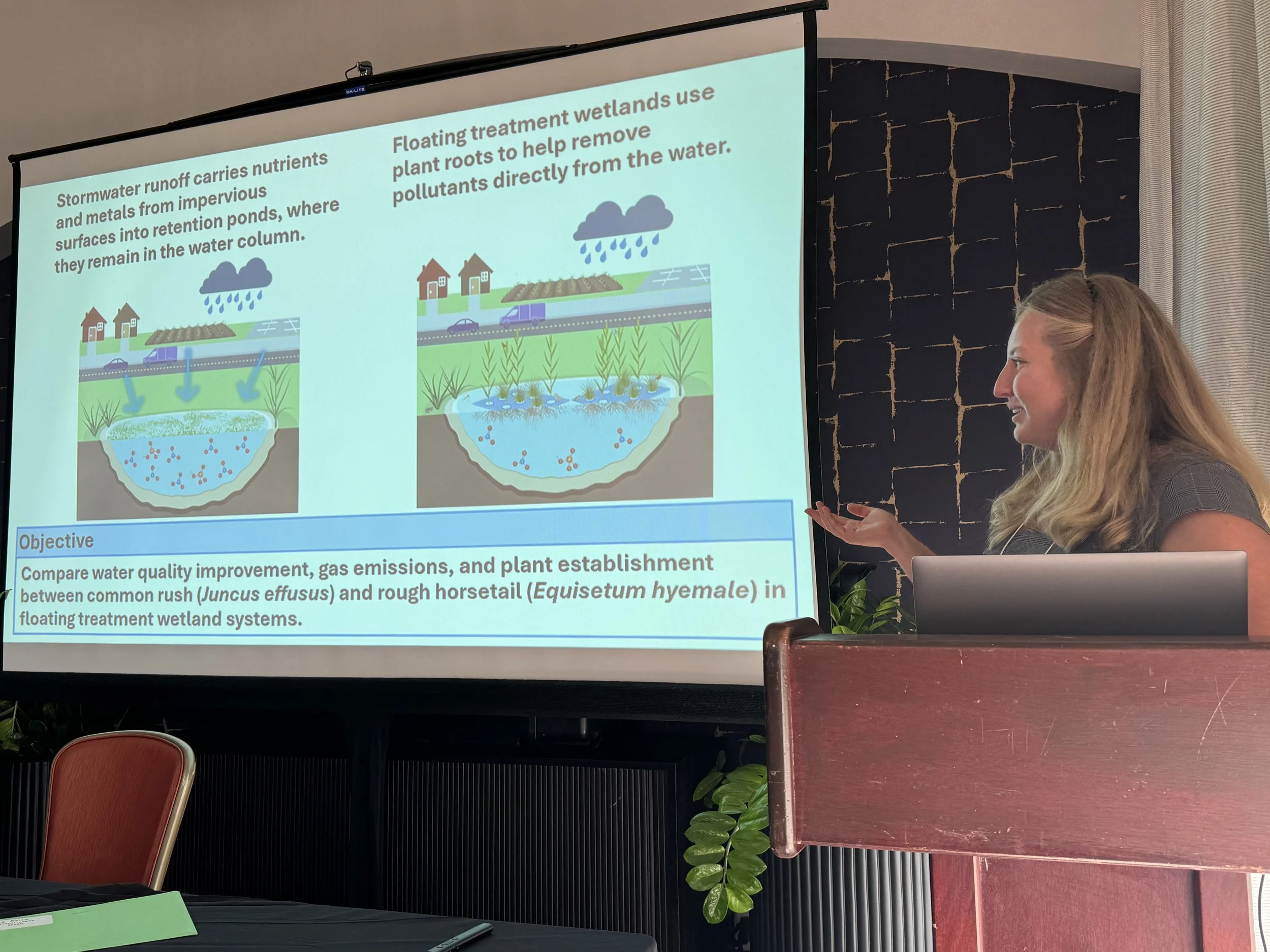 Vicktoria's oral presentation at UCOWR 2026