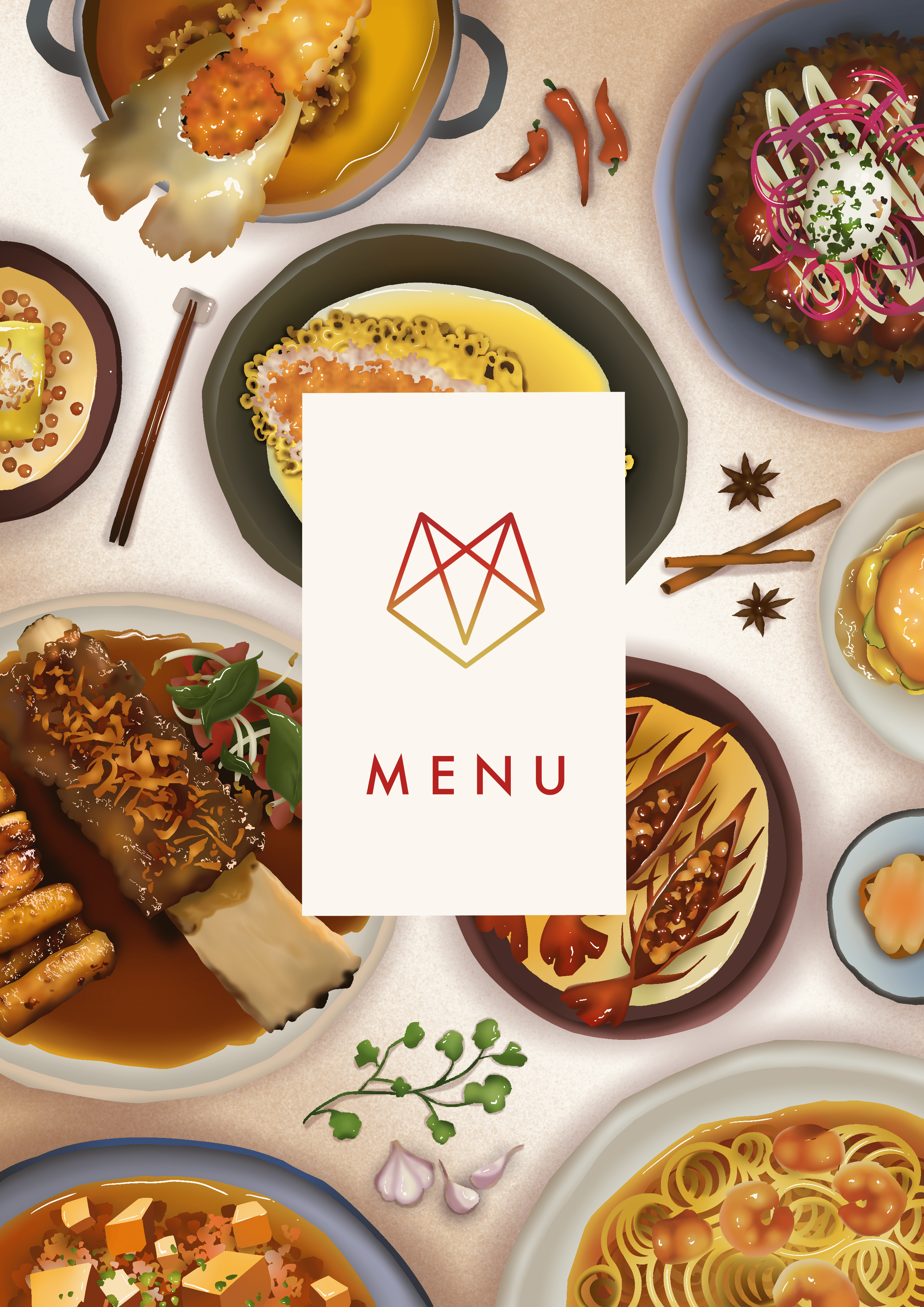 Kinx Cafe | Menu Design | (2020)