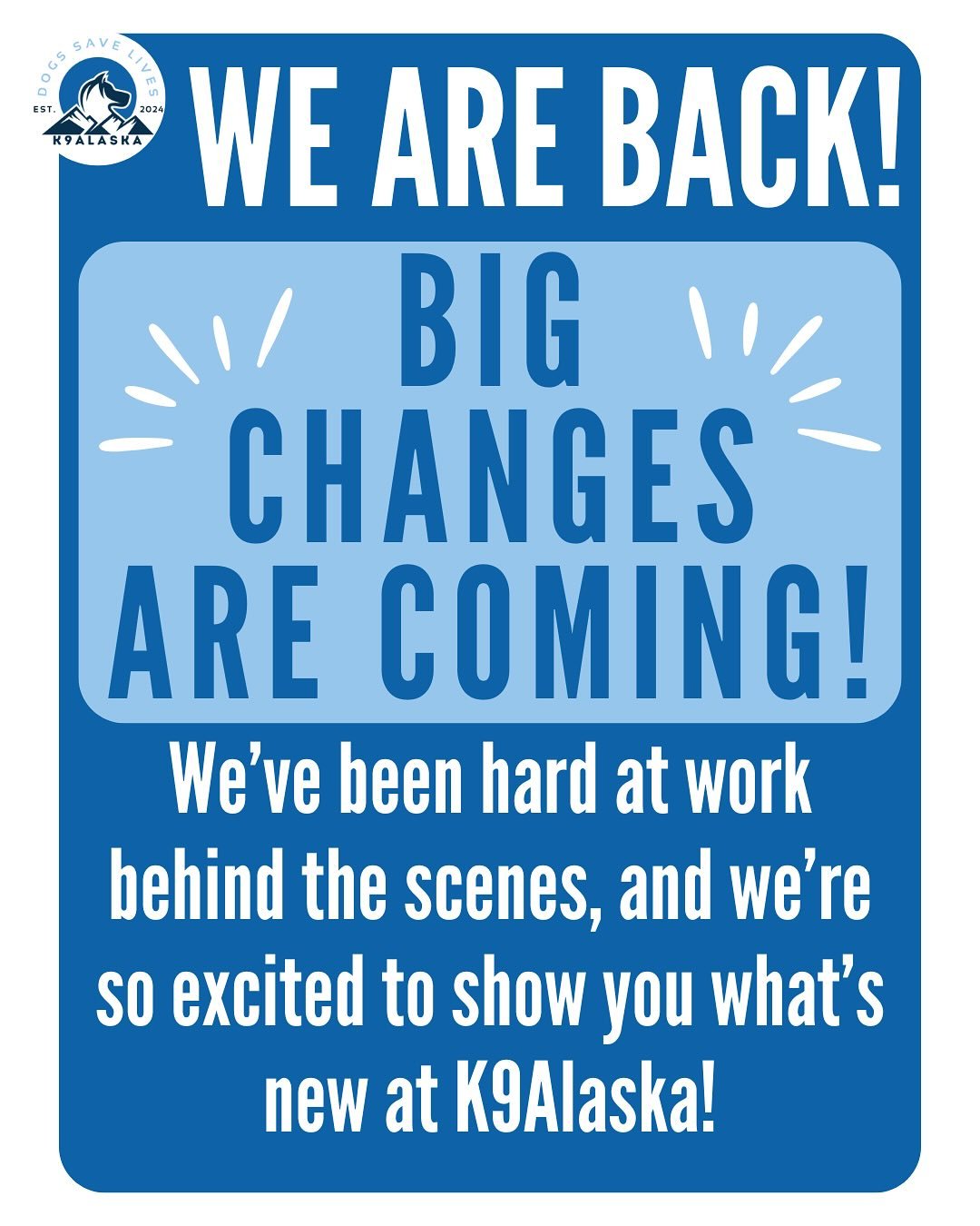 WE ARE BACK!

Our instagram was down for almost 2 months, and now that we&rsquo;re back, we&rsquo;re better than ever!

Get ready for&hellip;

🤍MORE CONTENT 
🤍NEW ITEMS
🤍NEW WEBSITE LOOK
🤍BETTER COMMUNICATION 
🤍EVENTS AND SALES
🤍ENGAGEMENT

Kee