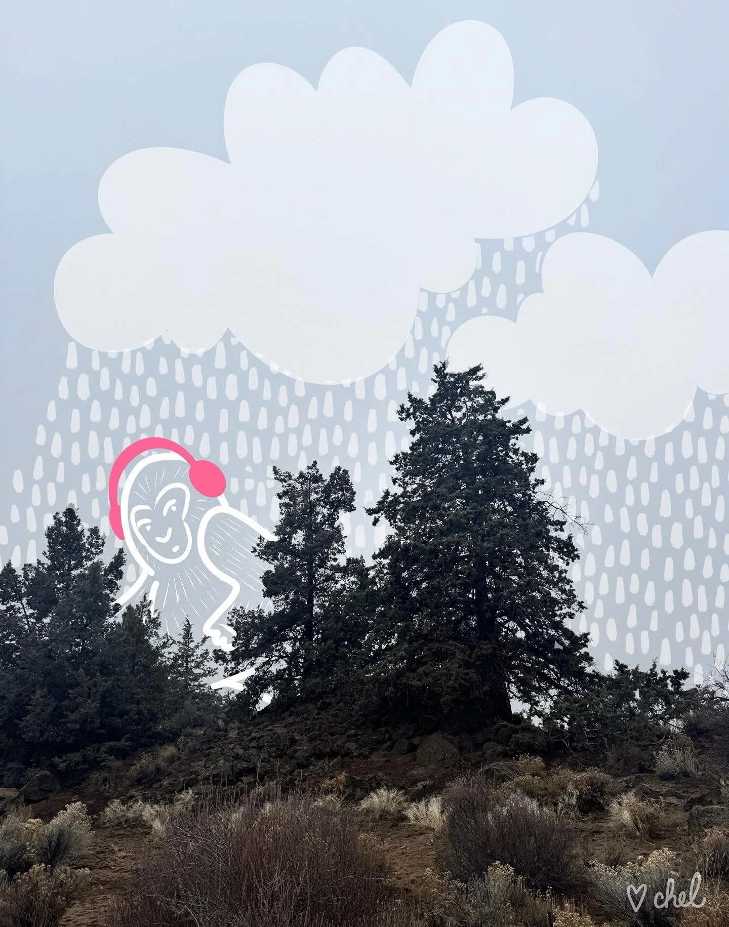 Gotta find the calm anywhere you can, nowadays. For me, it&rsquo;s following my dog as she sniffs &amp; wanders our favorite dog park. Even in 25 degree weather. Headphones on, playing my favorite coffee shop folksy music. Watching my warm breath cur