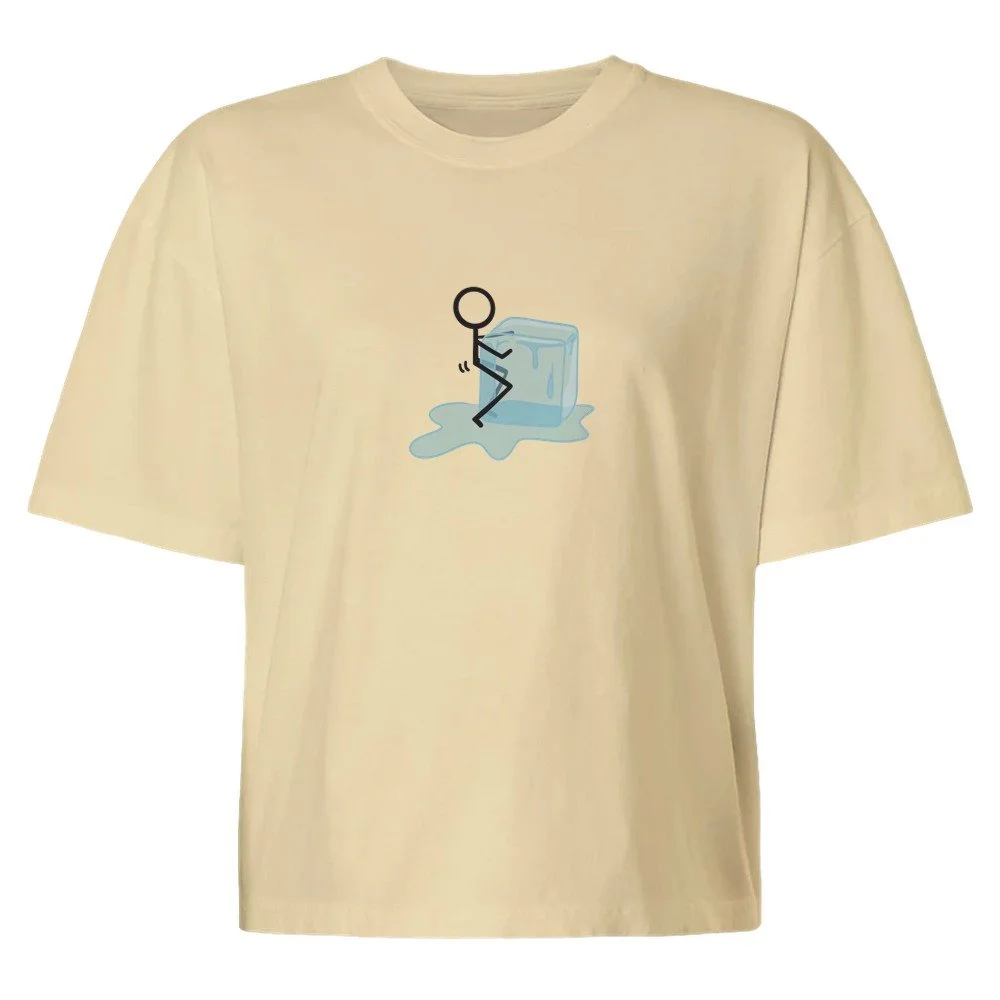 F*CK ICE - Women's Boxy Cropped Tee