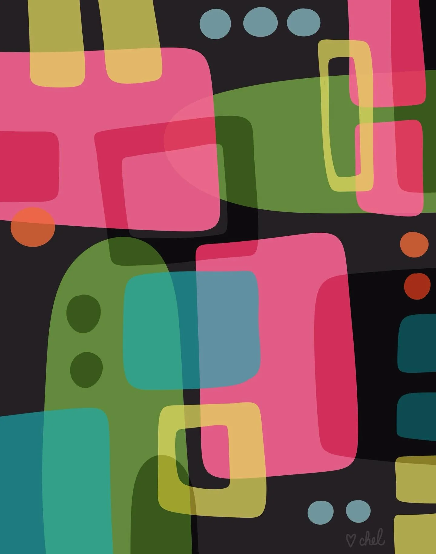 Art for art&rsquo;s sake. Because I wanted to just PLAY &amp; try my hand at doing something abstract. Because it&rsquo;s hard for me to just &ldquo;let go,&rdquo; but I wanted to give it a try. 

And I&rsquo;ve gotta admit&hellip; I kinda surprised 