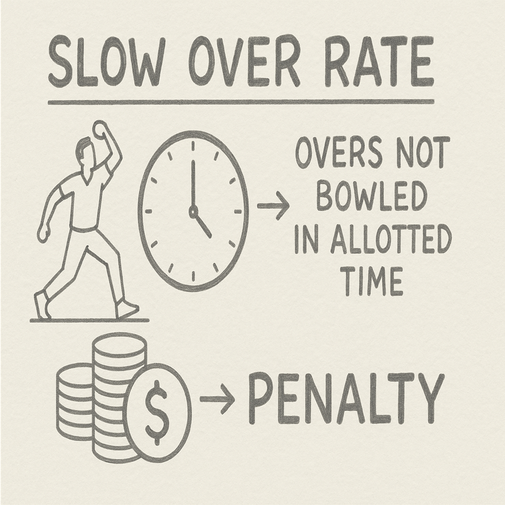 Slow Over Rate Fines