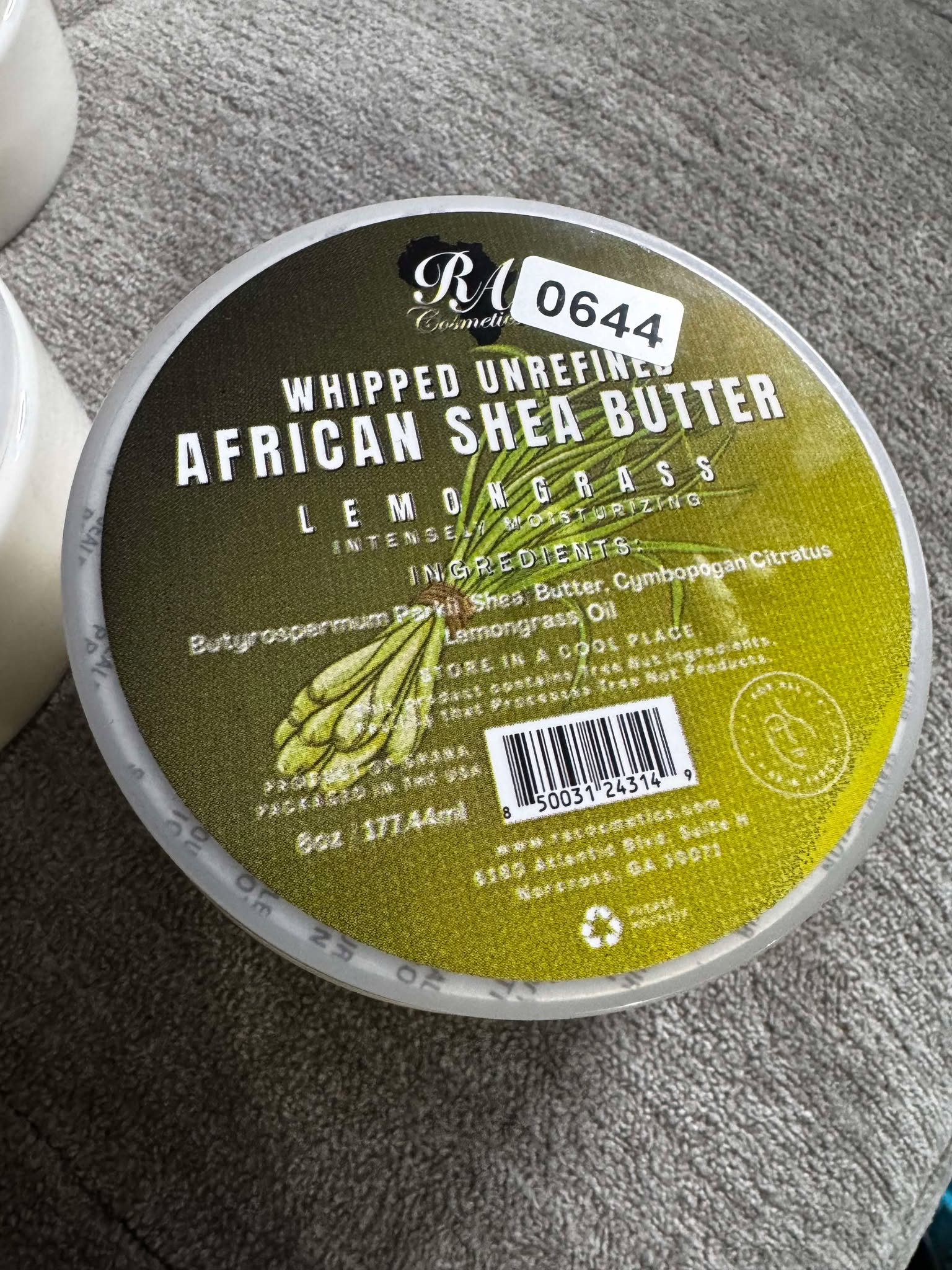 Lemongrass Whipped Shea Butter