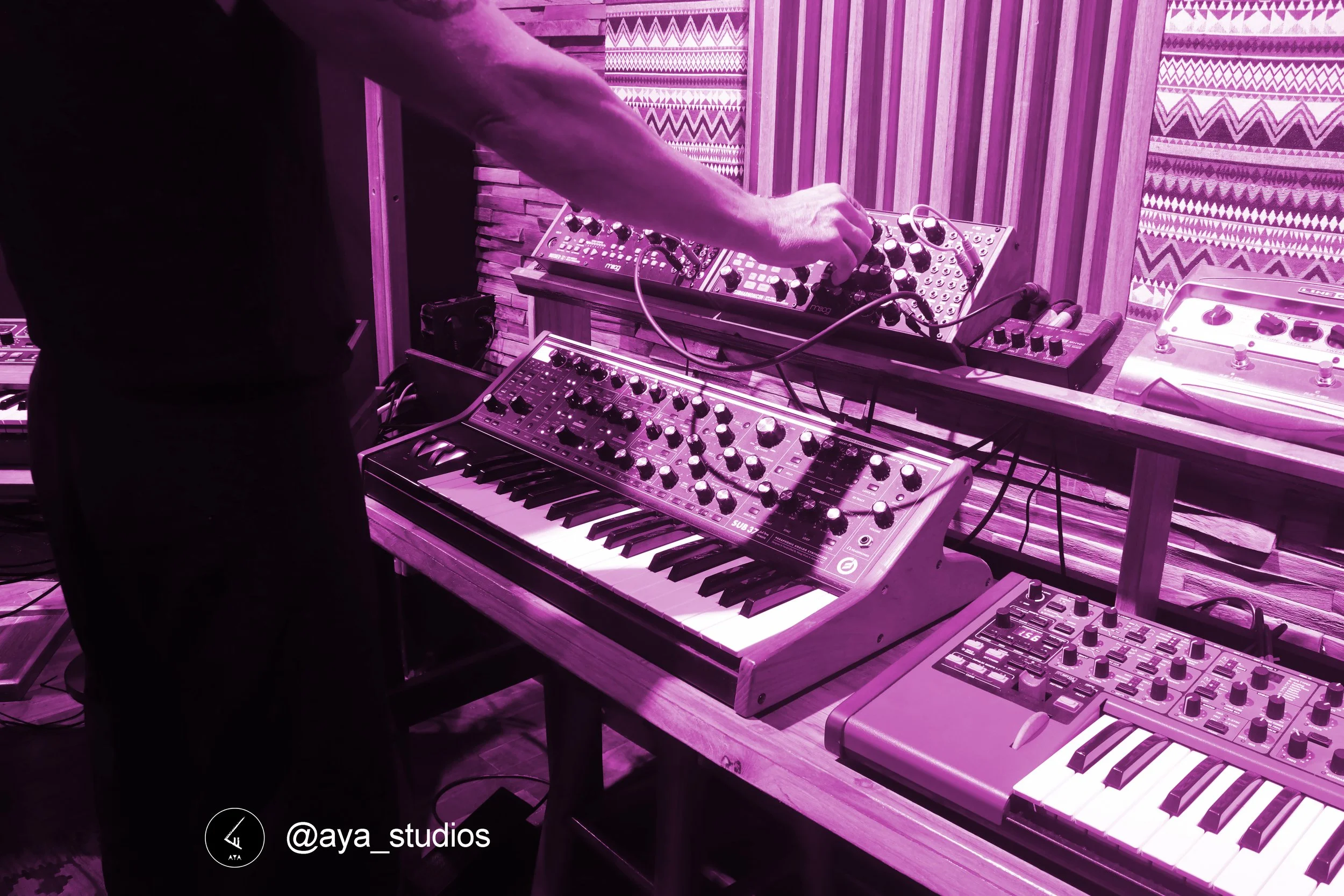Bali Music Production, Aya Studios, Moog