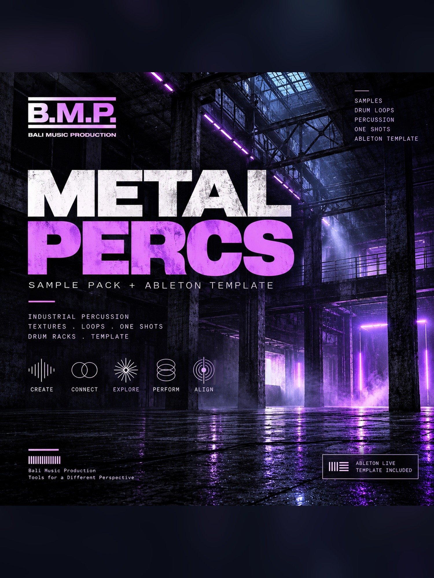 Metal Percs Sample Pack and Ableton Template