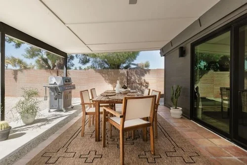 Exterior dining table