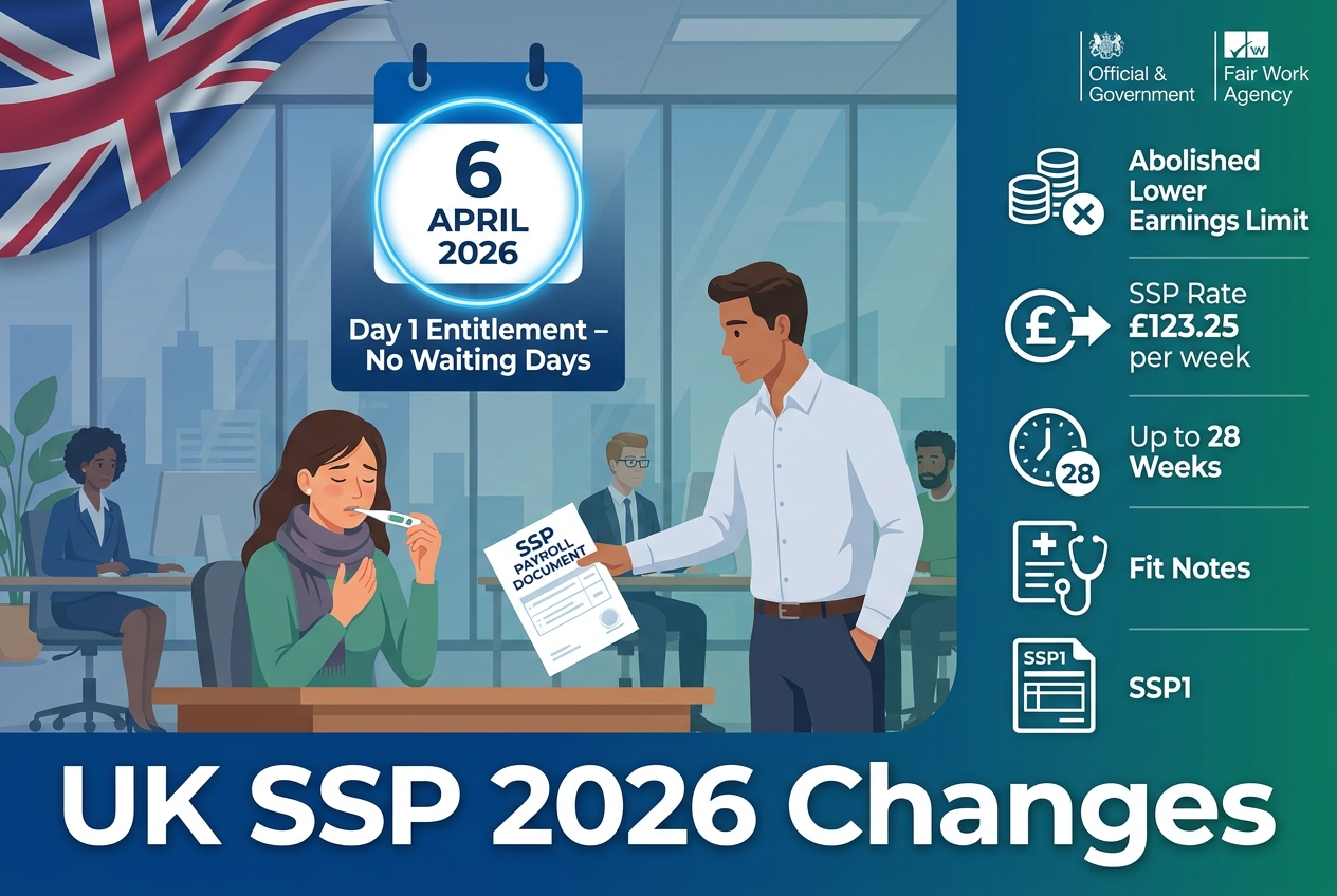New SSP Rules from April 2026: What Employers Need to Know
