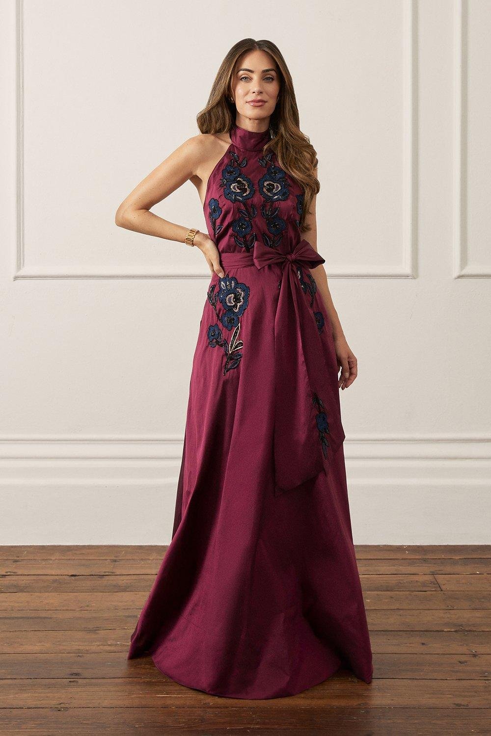 wine-lydia-millen-embellished-taffeta-woven-halter-prom-dress-4.jpeg