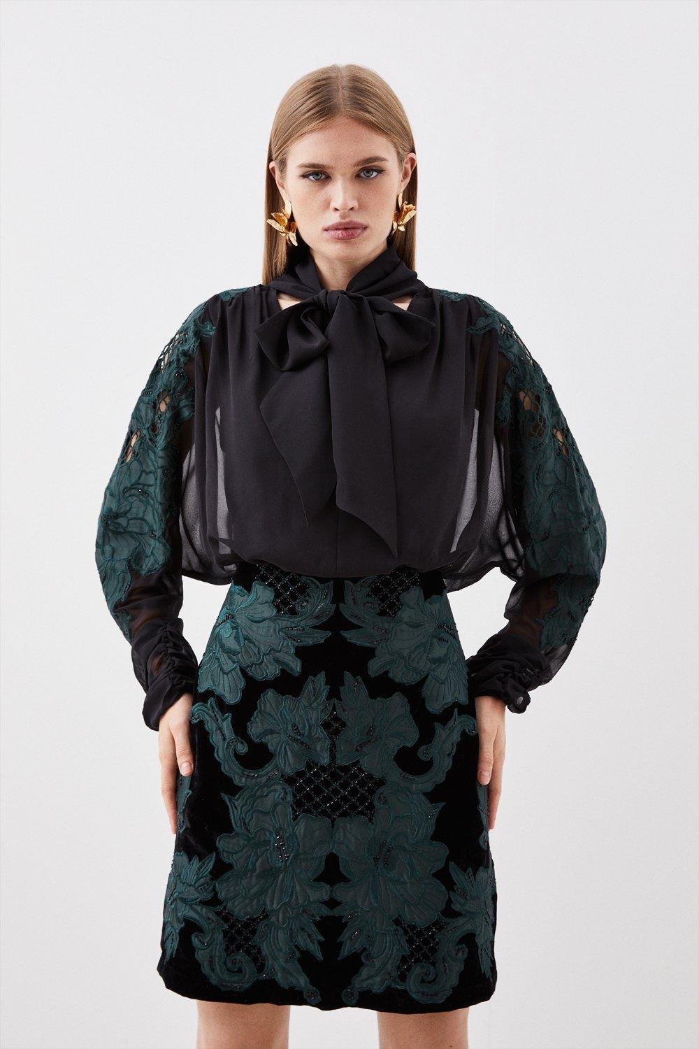 green-velvet-applique-satin-woven-mini-dress.jpeg