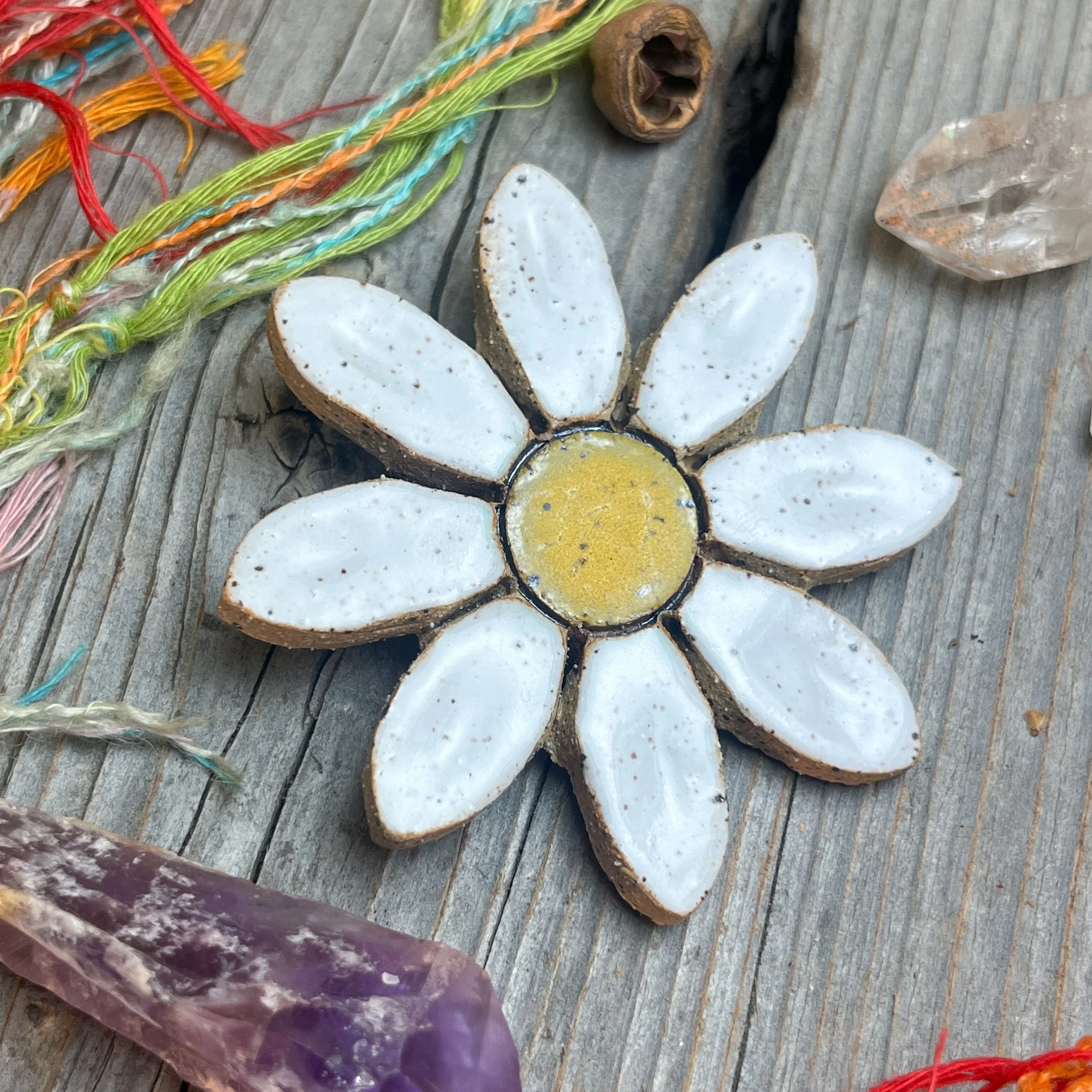 Daisy Tile Magnet