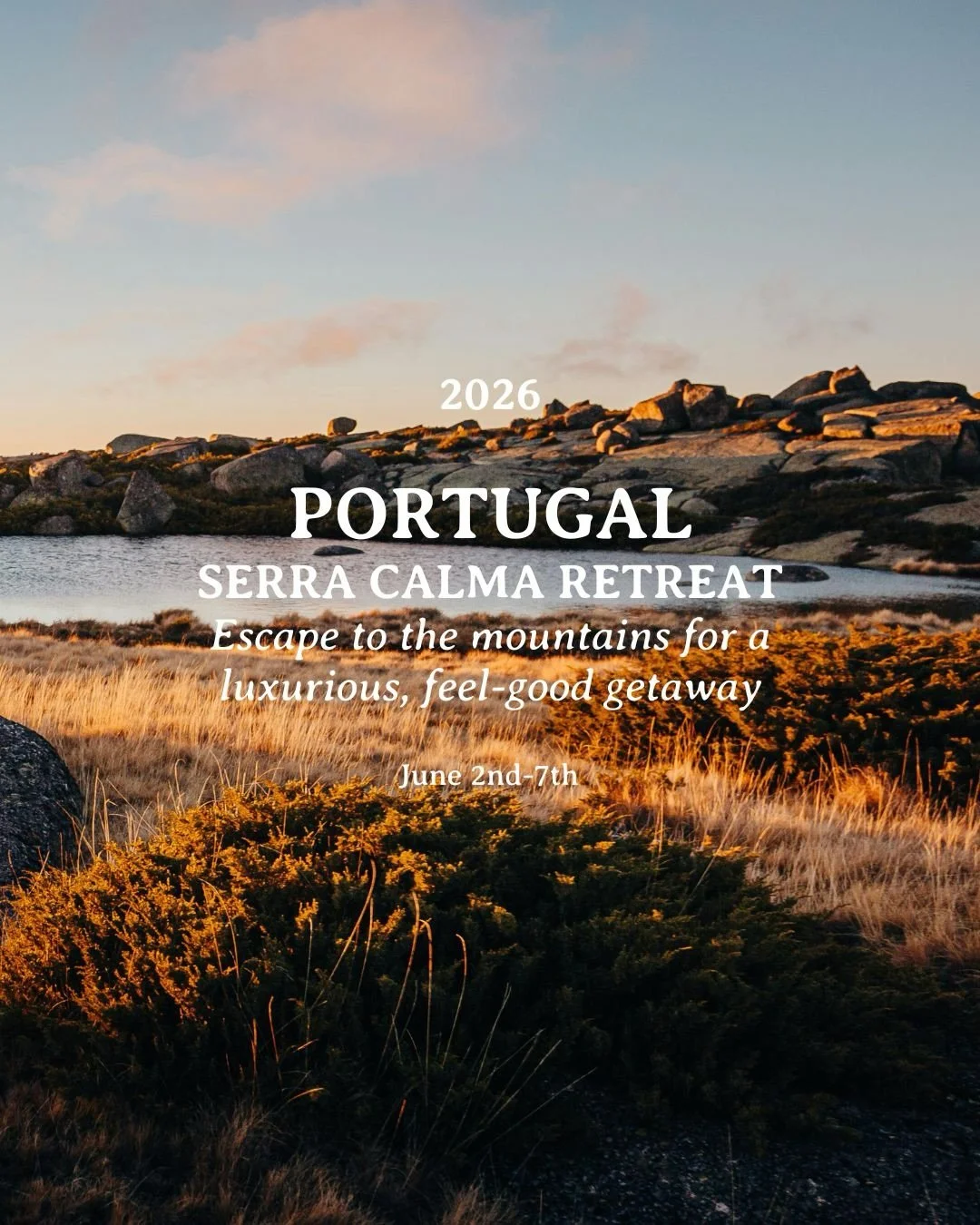 Our Portugal retreat is live! 🇵🇹

We&rsquo;re so excited to finally share Serra Calma, a six-day retreat in the mountains of Portugal.
📍 Serra da Estrela
📅 June 2&ndash;7, 2026

This retreat is about creating the right conditions to feel good aga