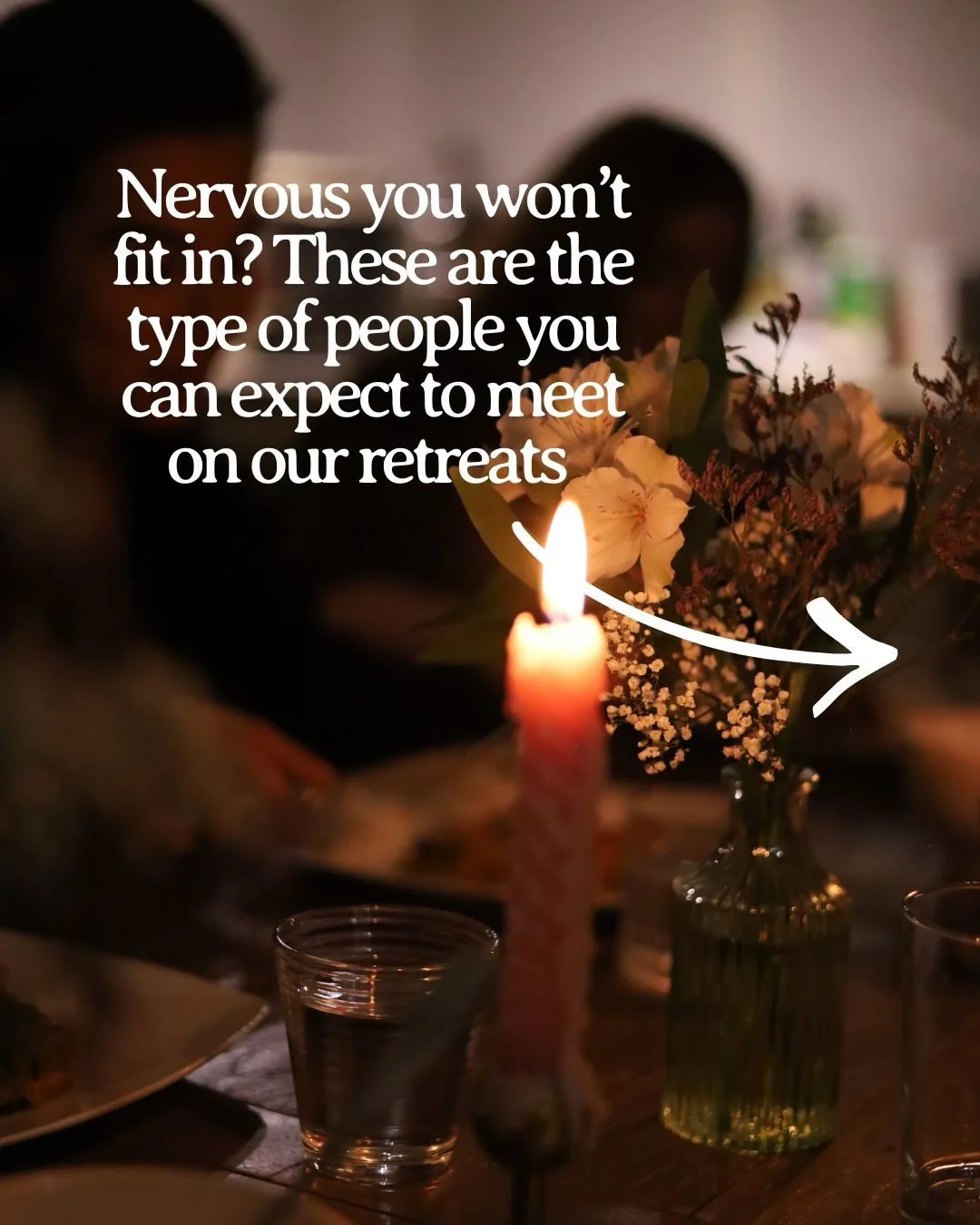 If you&rsquo;ve been thinking about joining a retreat for a whiiiiile but you&rsquo;re nervous you won&rsquo;t connect with the other guests, this is for you 👋🏼

Every slide is a real message from someone who felt drawn to our retreats.
 Honest wor