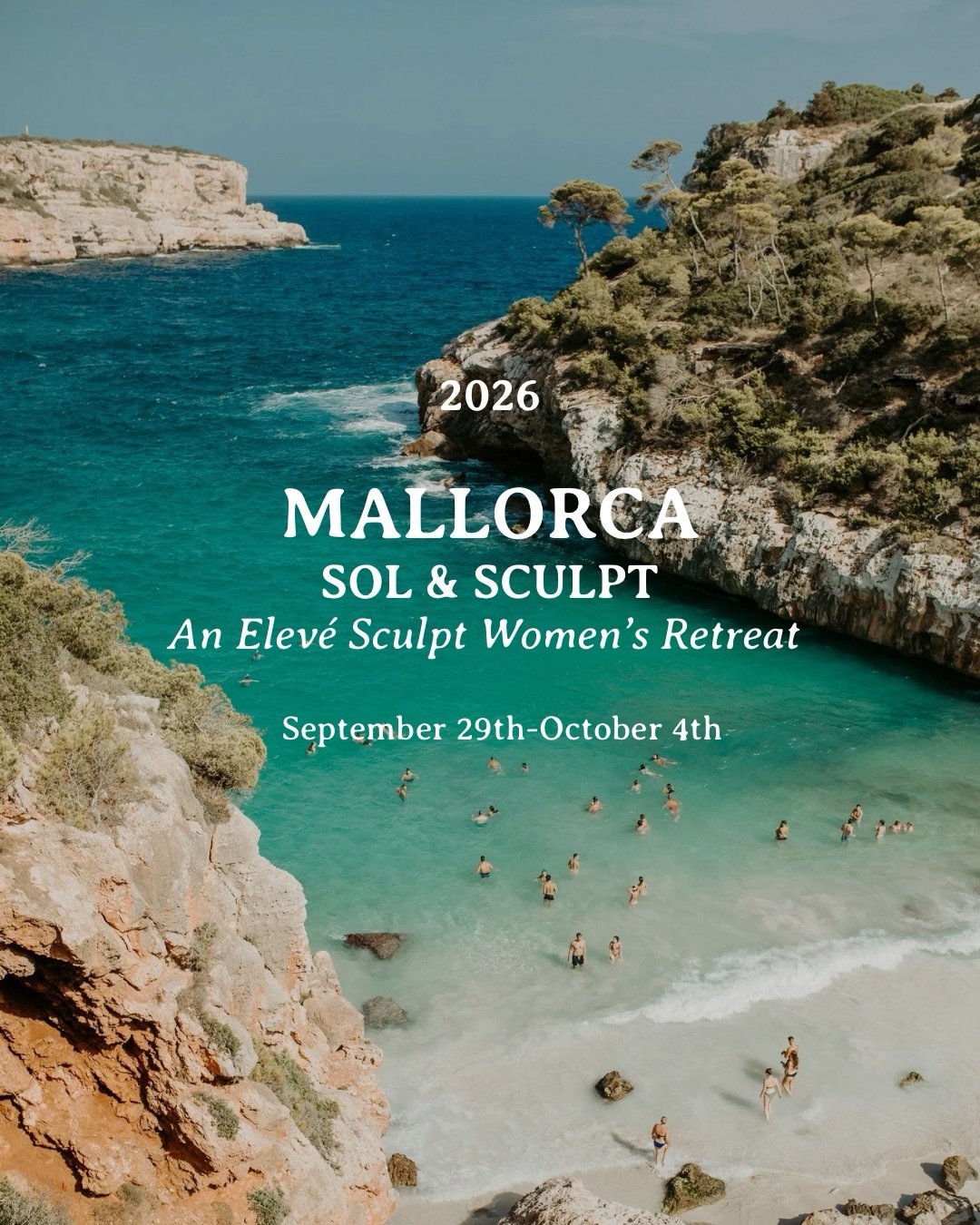 It&rsquo;s finally here&hellip; 🌞

We are SO excited to share this one with you 😍

Sol &amp; Sculpt: The Elev&eacute; Women&rsquo;s Retreat 💃🏼

📆 September 29th &ndash; October 4th | Mallorca, Spain 

This retreat has been so lovingly put togeth