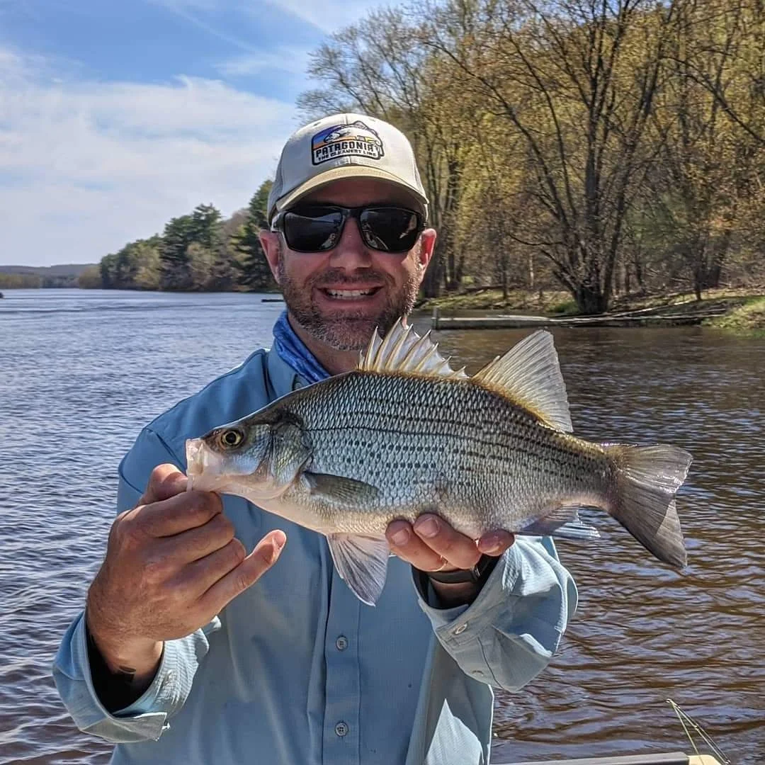guided fishing river falls Wisconsin 