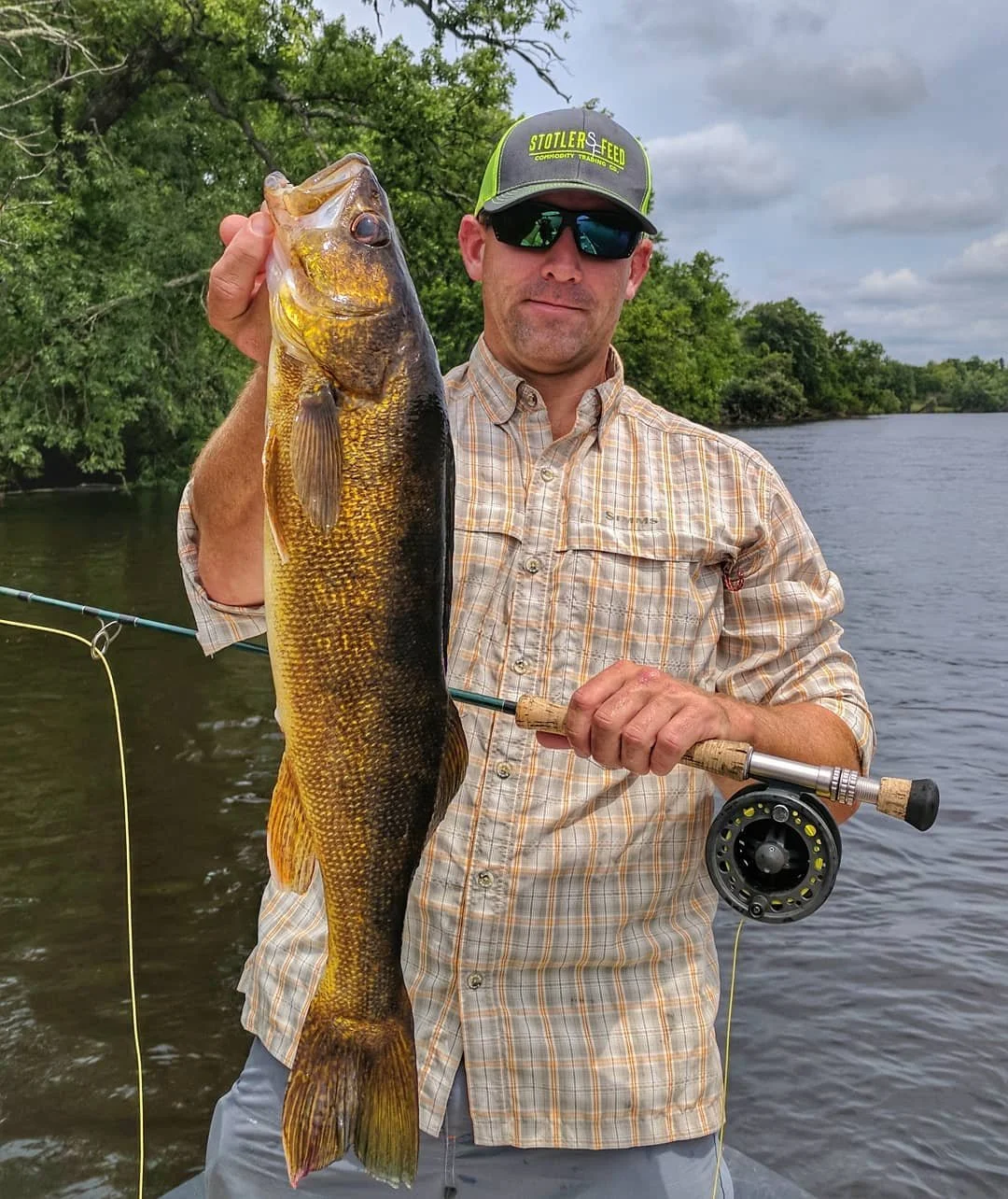 walleye fishing river falls guide