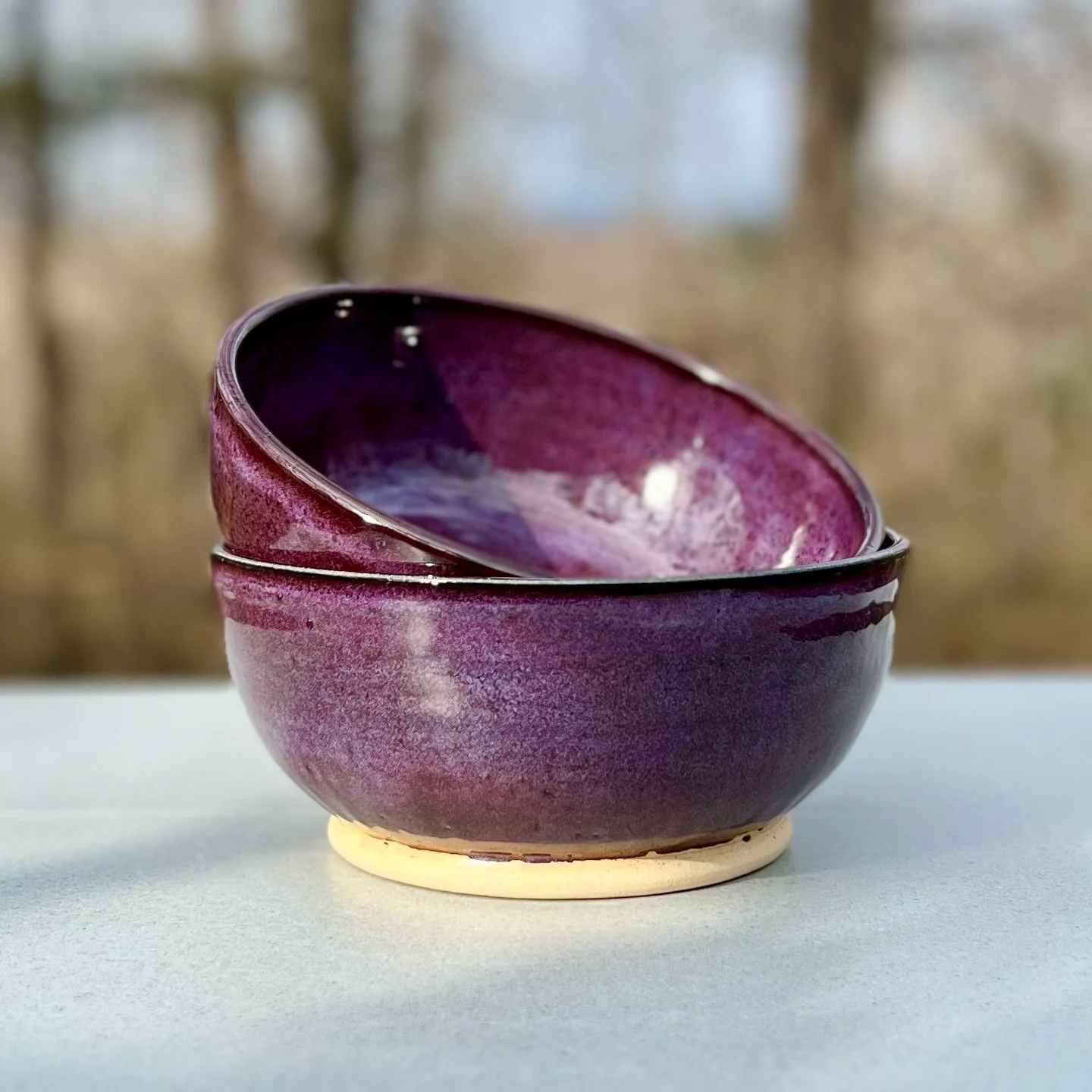 &bull;💜&bull;💜&bull;

&bull;
&bull;
&bull;
🎨: @amacobrent Smokey Merlot 3x over Obsidian 2x
&bull;
&bull;
&bull;
&bull;
#pottery #ceramics #wheelthrown #handmade #smallbusiness #shoplocalva #giftideas #virginia #charlottesville #howiamaco #amacobr