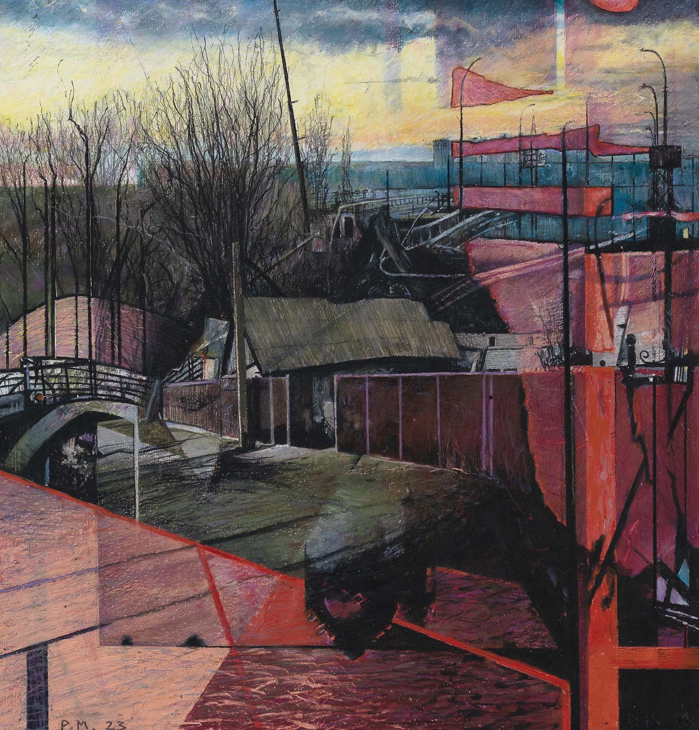 Outskirts - 40 x 40 cm - 2023