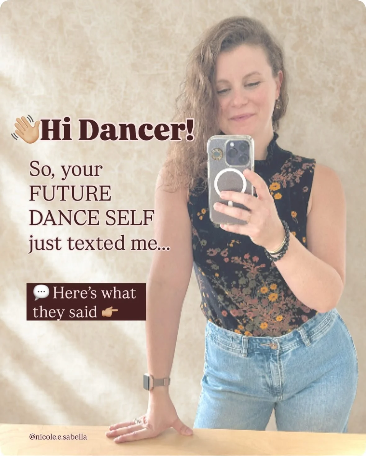 💬Your future self&hellip; well, they&rsquo;re basically glowing.✨
&bull;
&bull;
They&rsquo;re fueling like a pro, focused on growth, actually having fun with dance, and feeling confident in every move. 🎉
&bull;
Wanna know their secret, beautiful? ?
