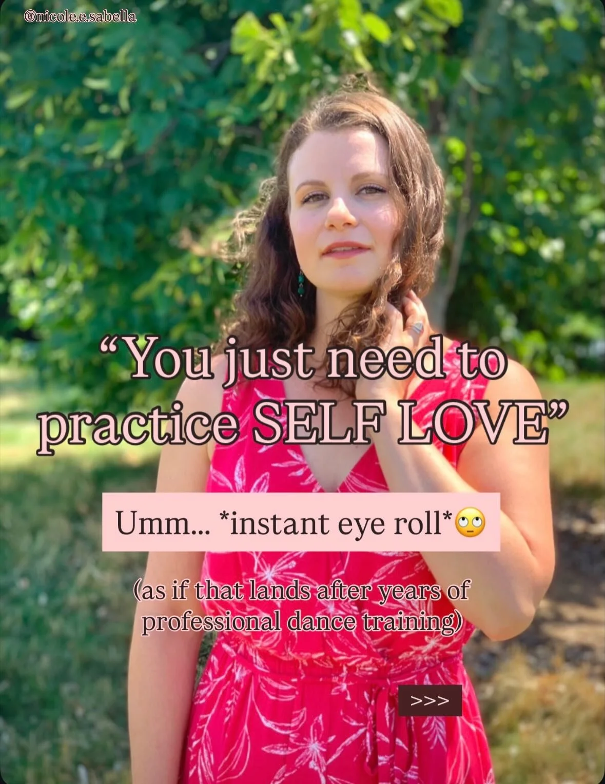 👆🏼Your DANCER Pre-Valentine&rsquo;s Day PSA&hellip;
&bull;
&bull;
Remember&hellip;

Self-Love is a verb.

💛-N