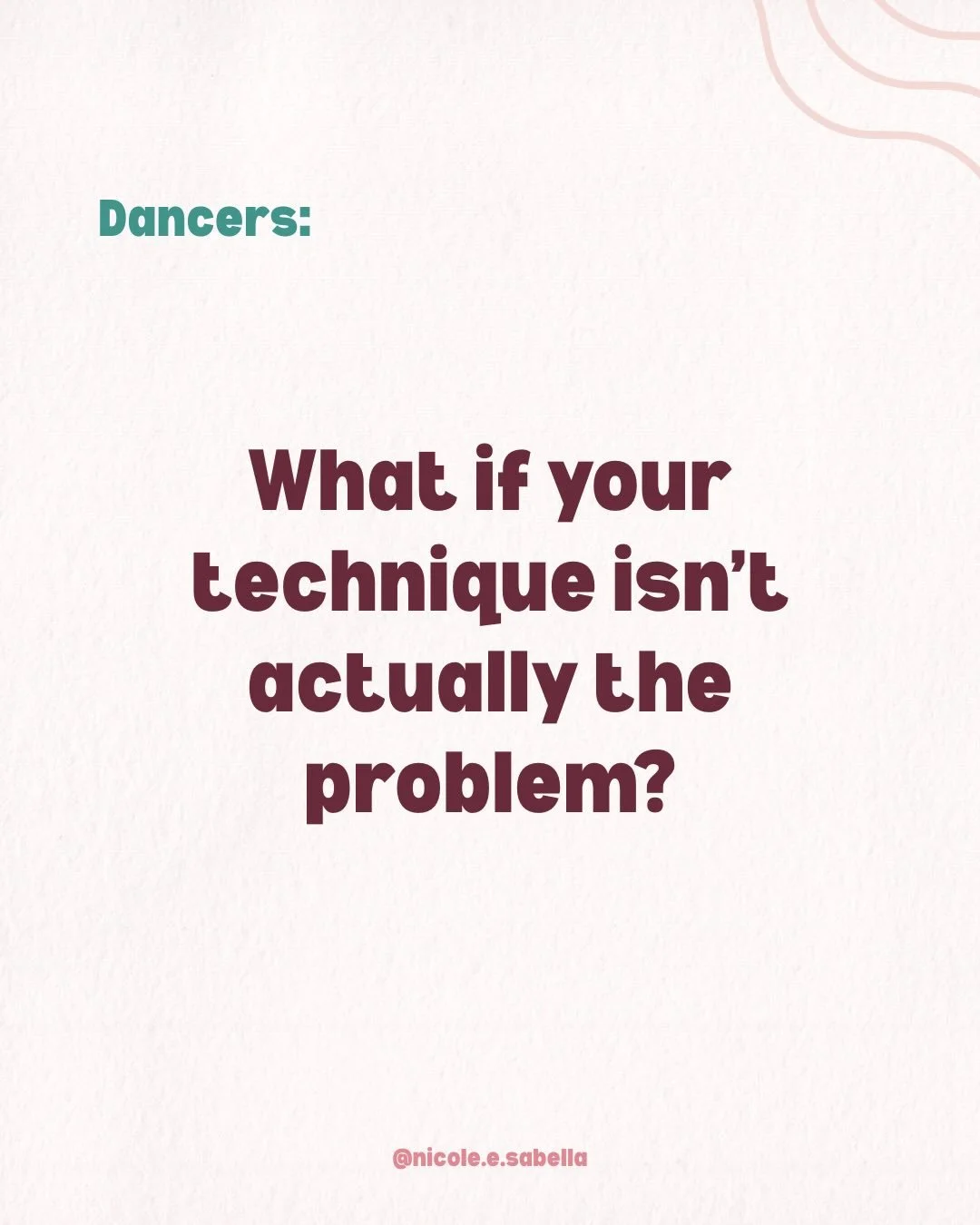 One thing I discovered over and over again in my performing career is that as I evolved on a human level, my dancing did too.
&bull;
&bull;
Just as Martha Graham famously said, ✨&ldquo;Movement never lies.&rdquo;✨

In this month&rsquo;s ✍🏼TND BLOG r