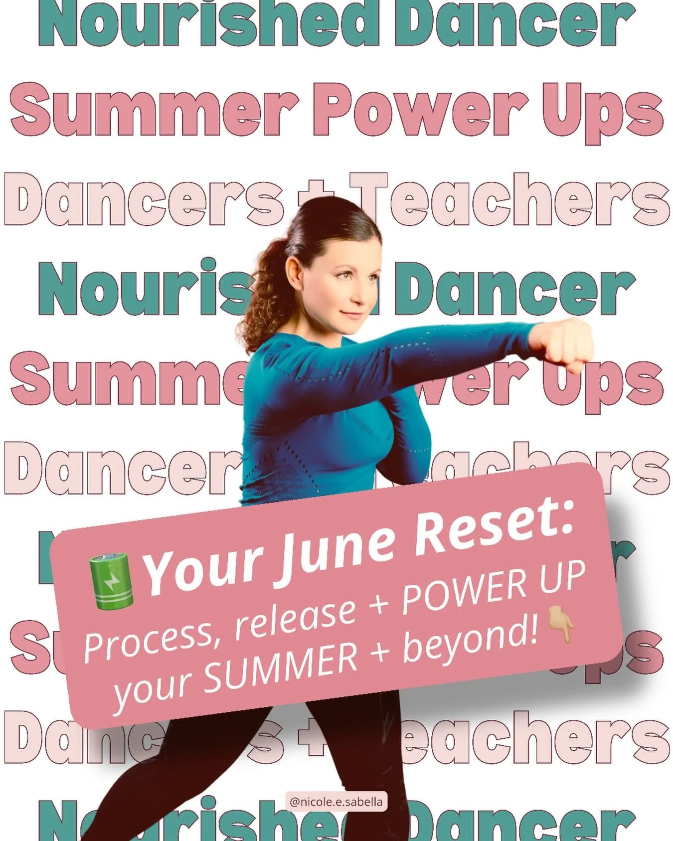 💌I&rsquo;ve never offered this before! But I&rsquo;ve been hearing from a lot of you that no one really talks about the emotional whiplash so many dancers + dance teachers feel going into the summer season. So...
&bull;
&bull;
If your summer dance p