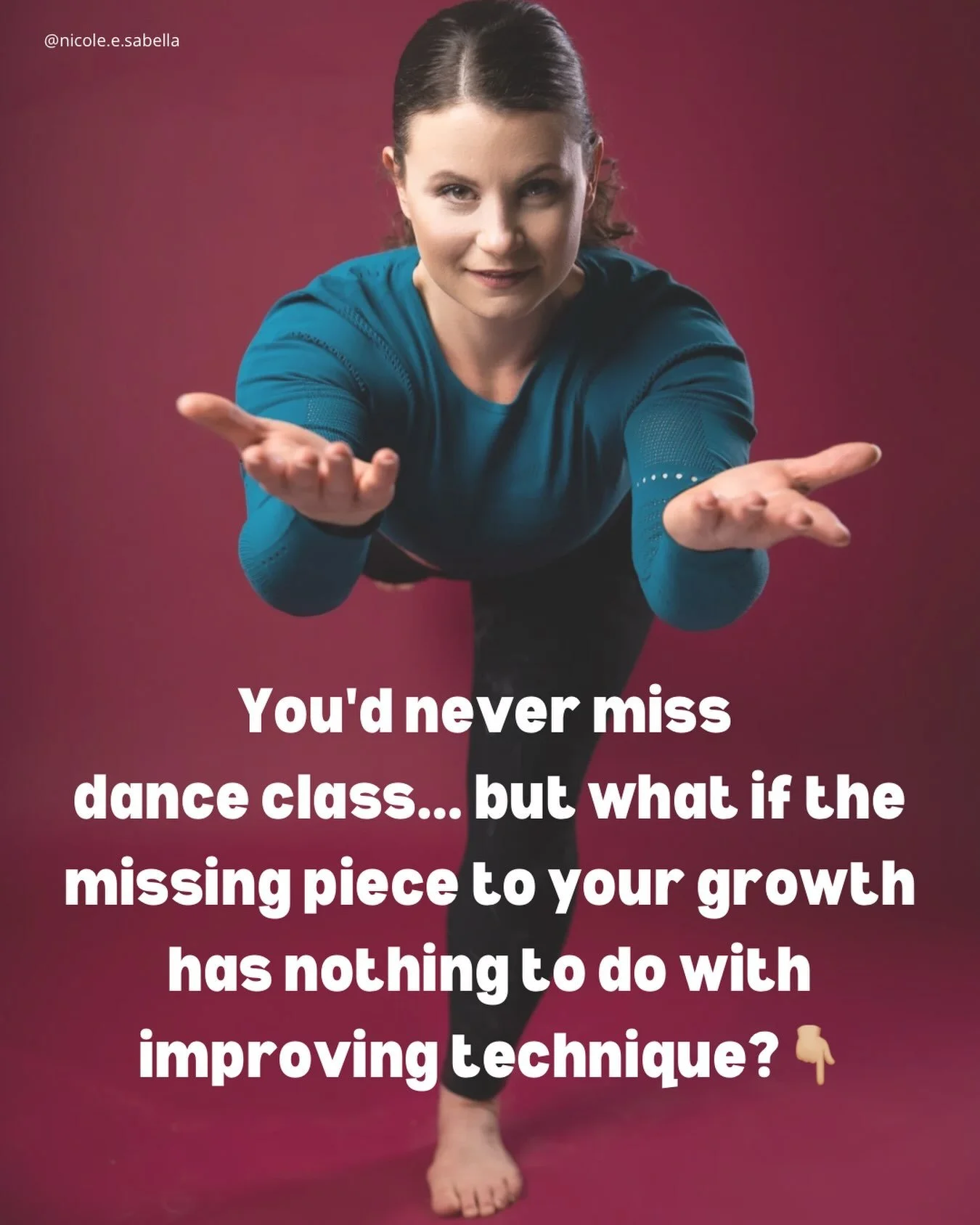 In dance culture, we often wait until something is reeeallyy wrong before addressing our mindset or emotional wellness.

Meanwhile, we don&rsquo;t think twice about training our bodies!

You take class. You cross-train. You rehearse. You work on that